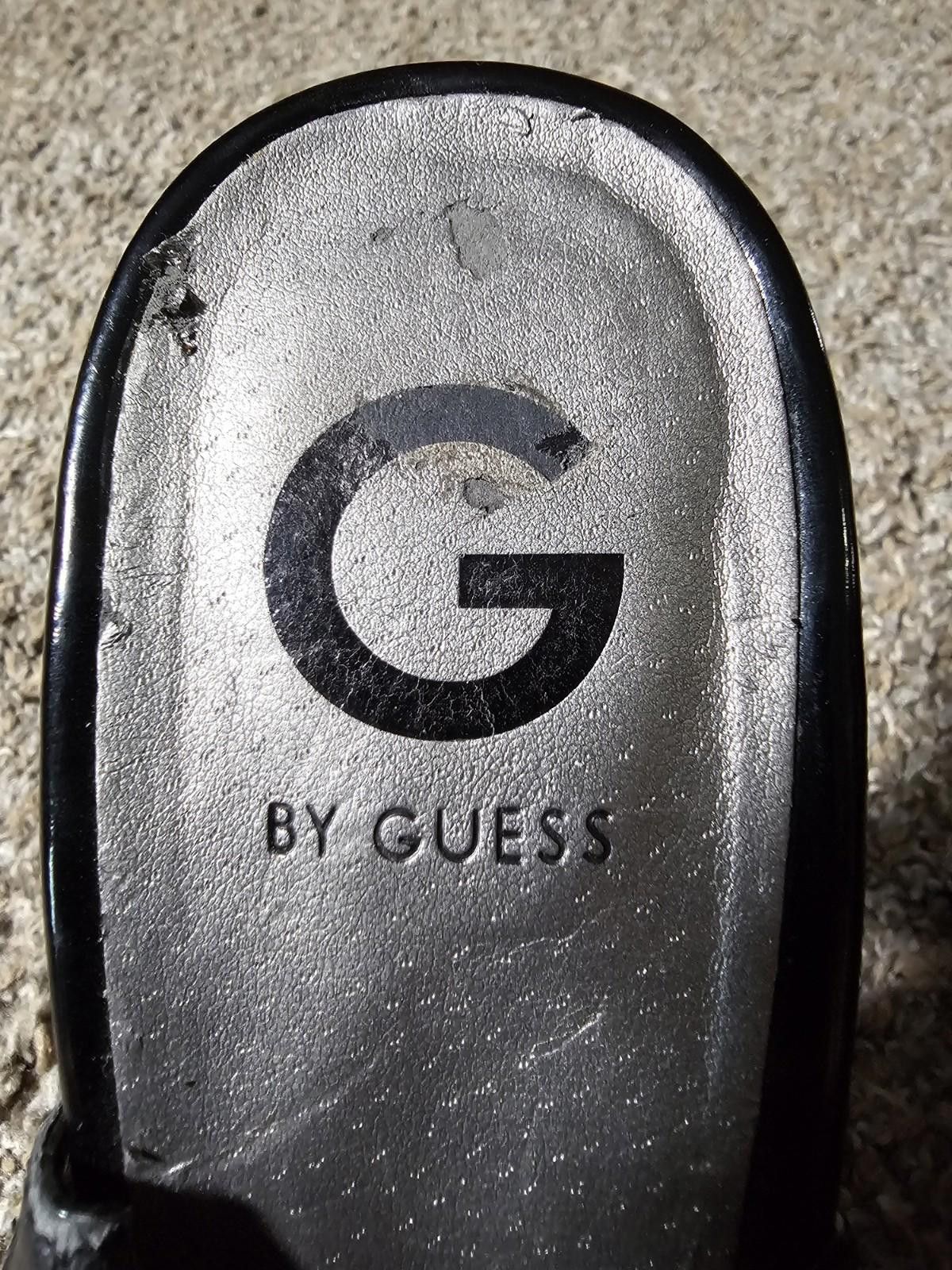 Designer g by guess heels black Flower 8.5M Size US 8.5 / IT 38.5 - 3 Thumbnail