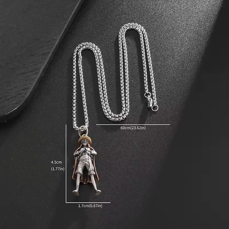 Jewelry Creative 3D Anime Character Pendant Necklace Size ONE SIZE - 8 Thumbnail