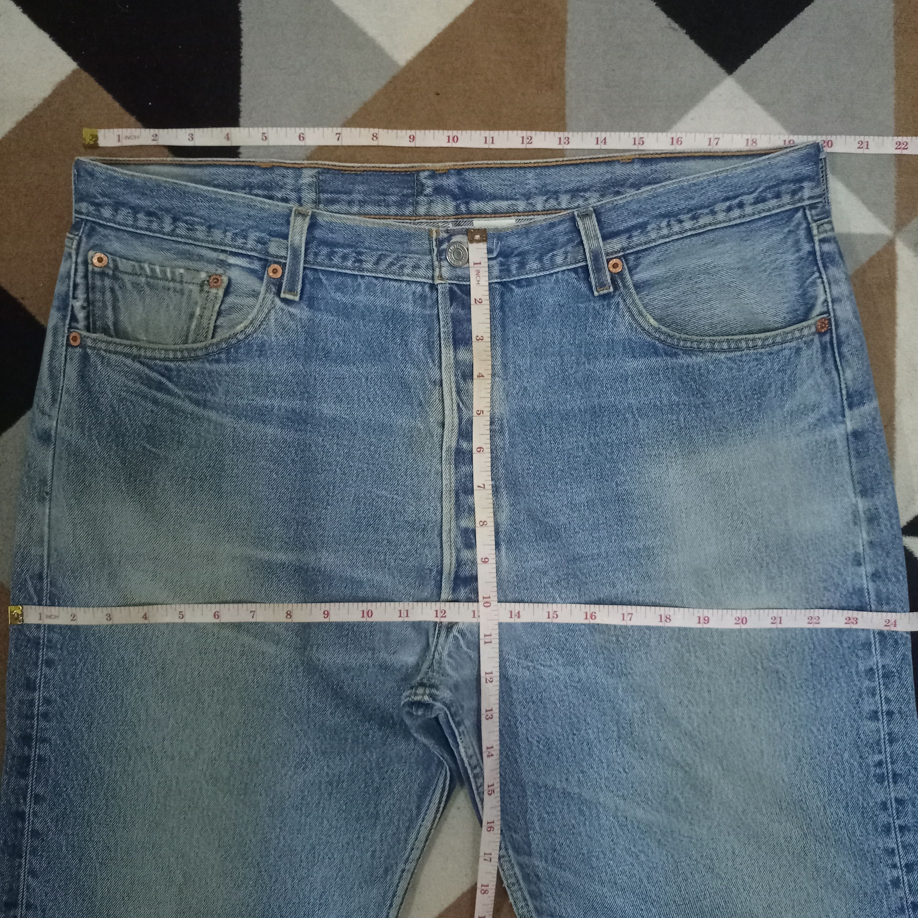 Levi's Vintage 90s Levis 501 Blue Wash Baggy Jeans Size US 40 / EU 56 - 8 Thumbnail