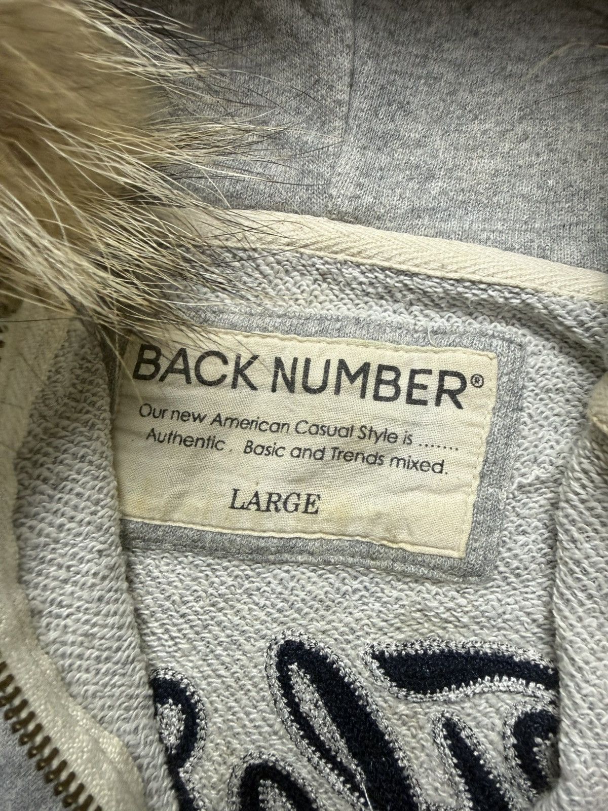 Hysteric Glamour Back Number Fur Zip Hoodie Style Ifsixwasnine Lgb Size US S / EU 44-46 / 1 - 7 Thumbnail