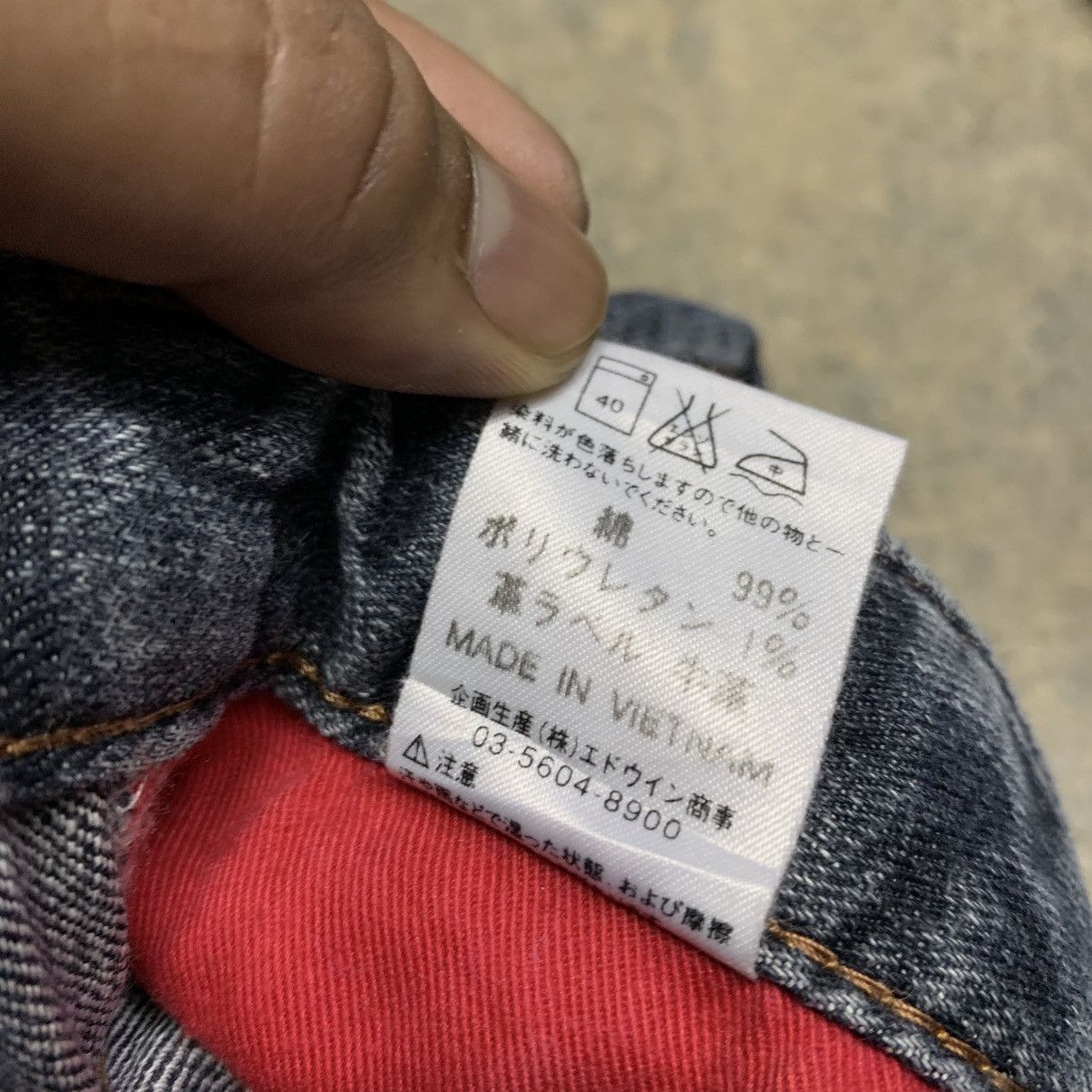 Edwin × Japanese Brand × Vintage Vintage Edwin Clawmark Fade Distressed Jean Size US 29 - 13 Thumbnail