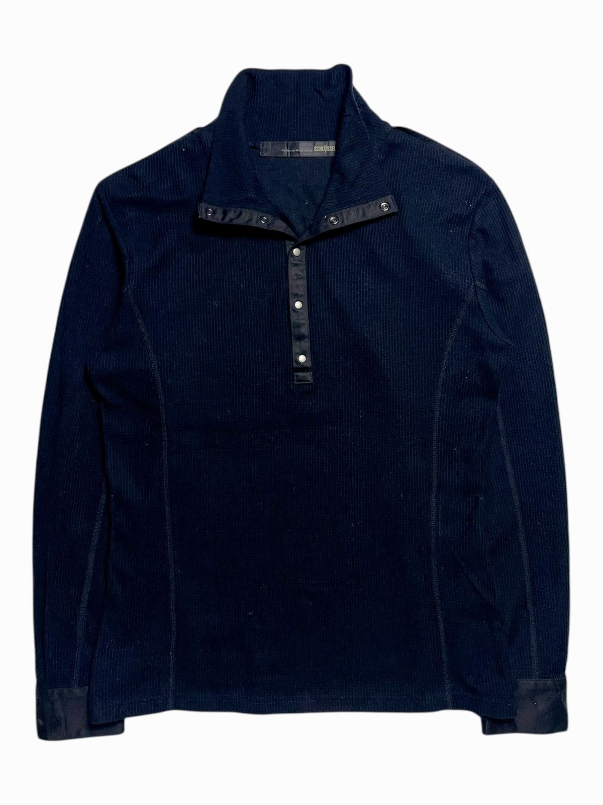 2000’s Schlussel - Vkei Style Half Button Knit Longshirt