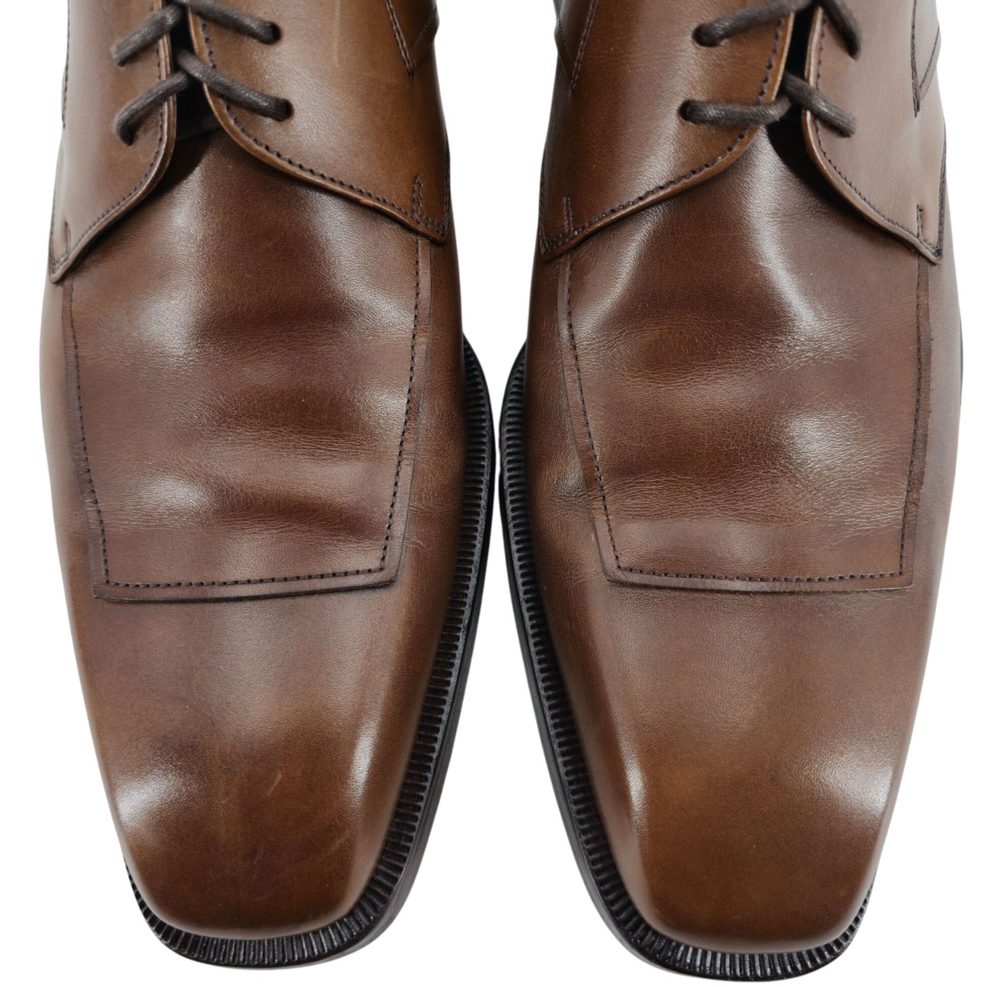 Magnanni Magnanni Spain Dress Shoes Men's 8M Brown Leather Apron-toe Size US 8 / EU 41 - 12 Thumbnail