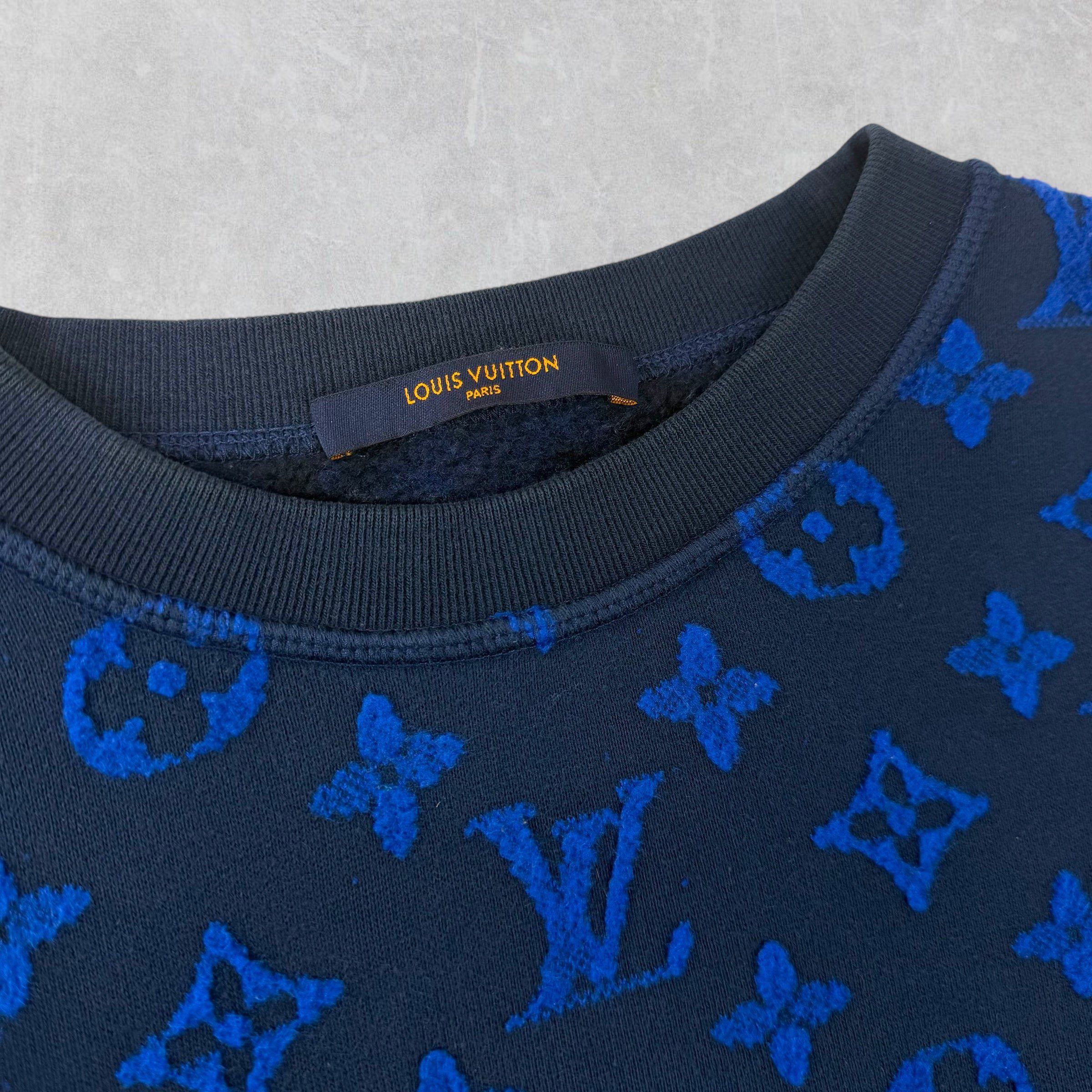 Louis Vuitton Louis Vuitton Monogram Jacquard Crewneck Sweater M Size US M / EU 48-50 / 2 - 5 Thumbnail
