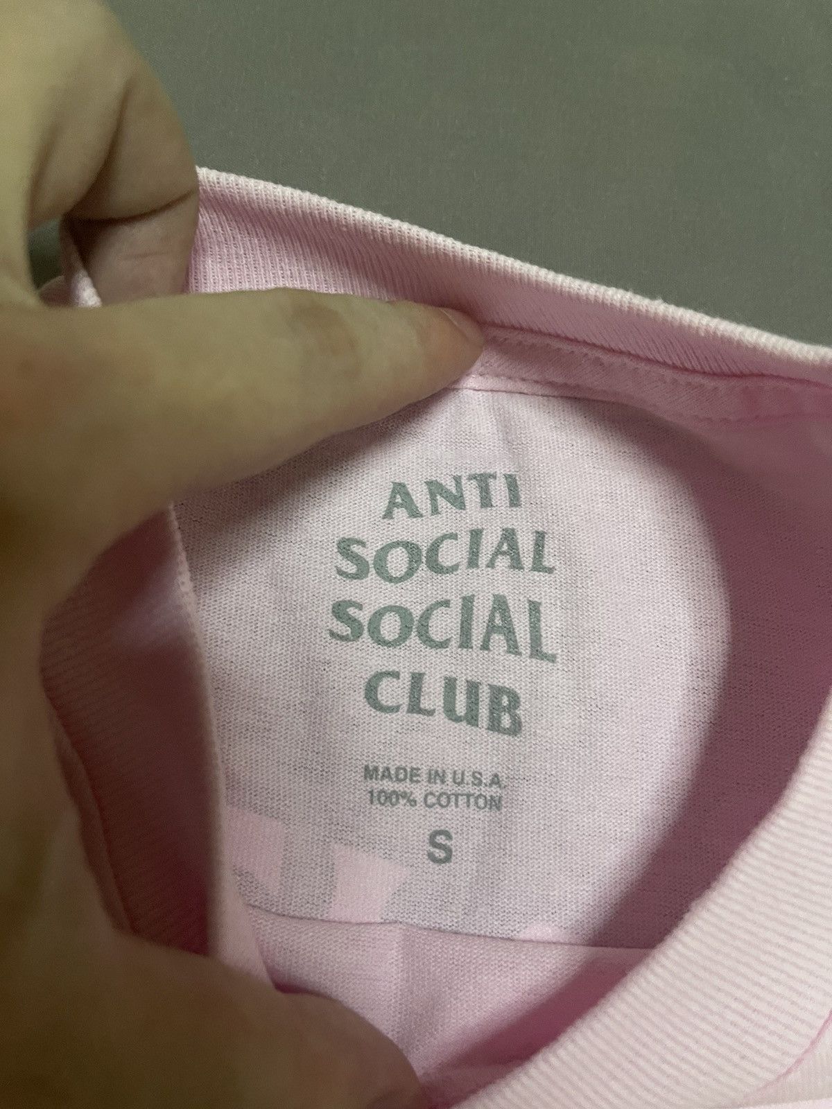 Anti Social Social Club Anti social club logo 2 T-shirt pink Size US S / EU 44-46 / 1 - 3 Thumbnail