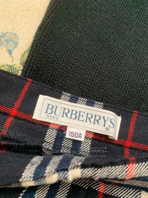 Other Burberry Pleated Black Wool Mini Skirt for Women. Size 23" - 2 Thumbnail