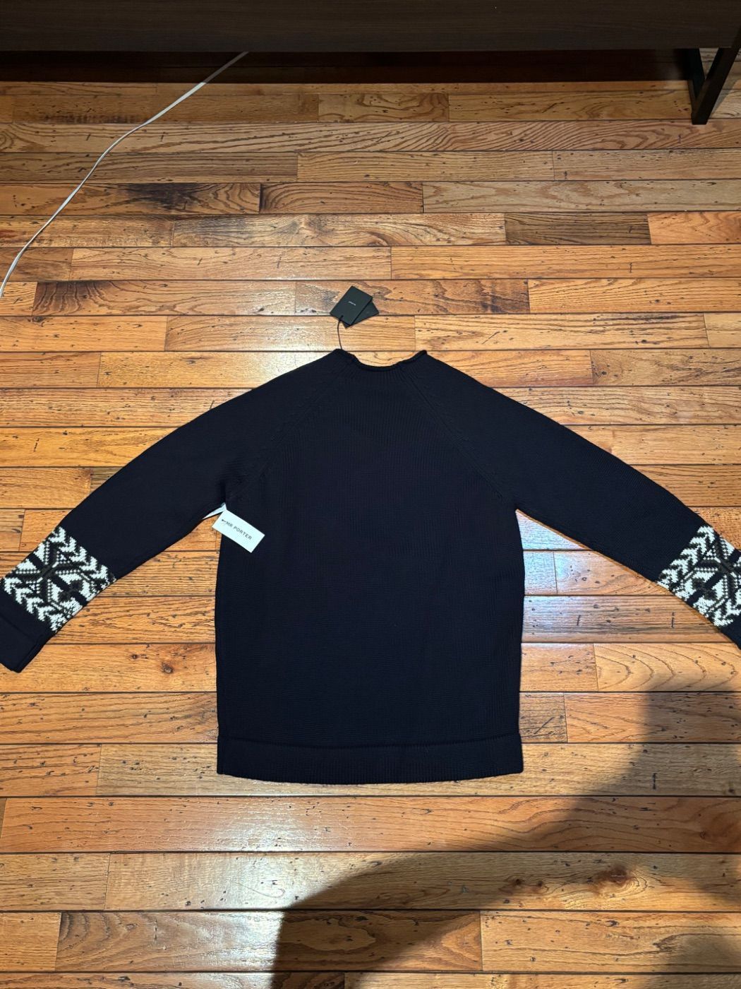 Alanui Alanui Crew Neck Jacquard Sweater Beluga Blue Multi Size XL Size US XL / EU 56 / 4 - 2 Thumbnail