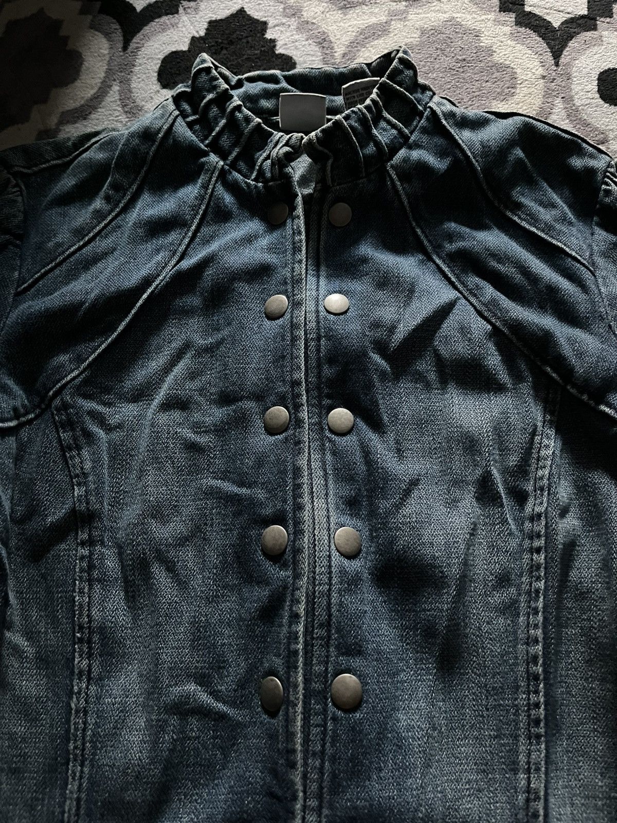 Armani Exchange 2000s A|X armani exchange biker jeans jacket Size US S / EU 44-46 / 1 - 4 Thumbnail