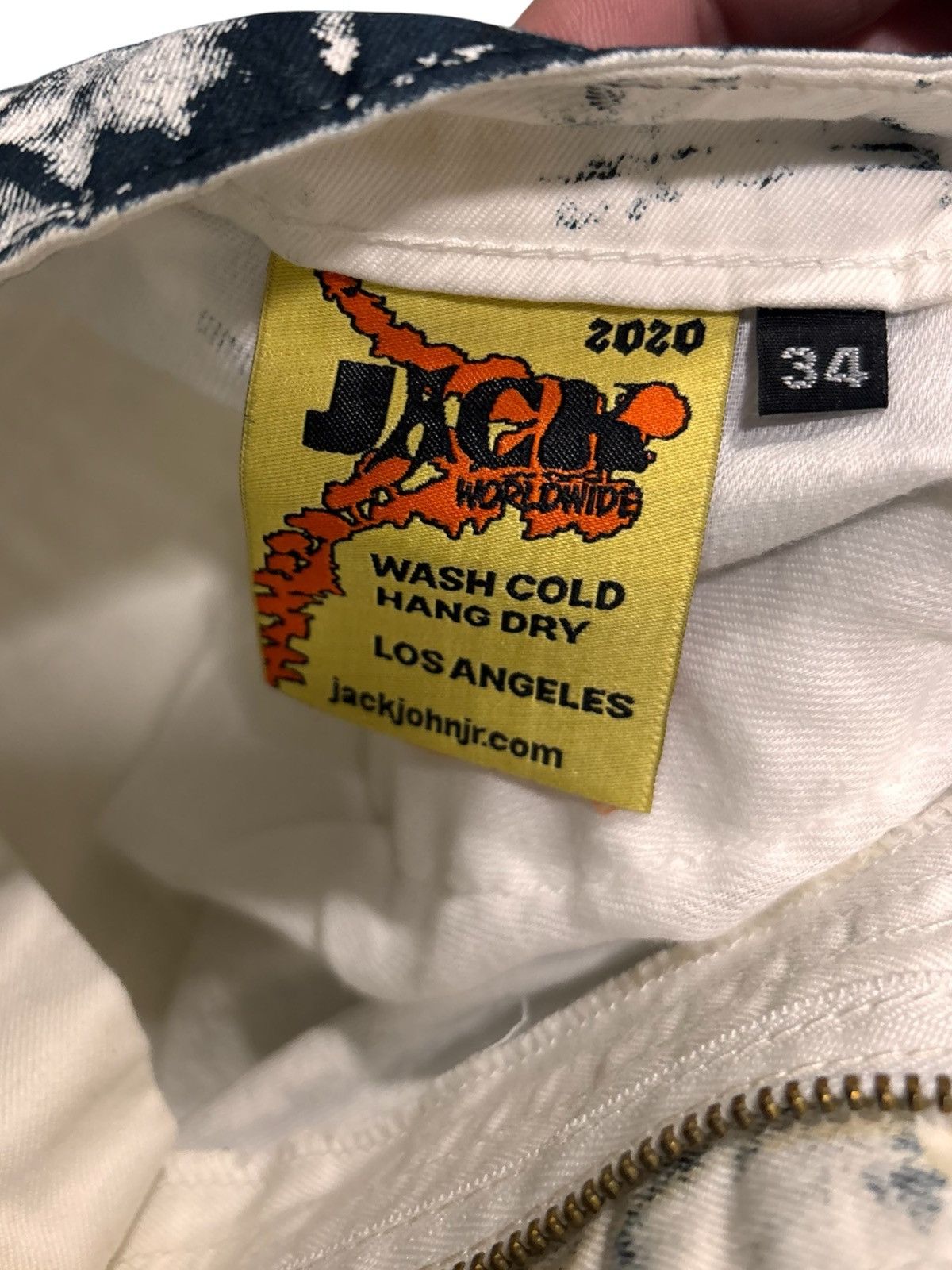 Other JJJ Los Angeles Painted Flare Stack Jeans 34 Jackjohnjr Size US 34 / EU 50 - 6 Thumbnail