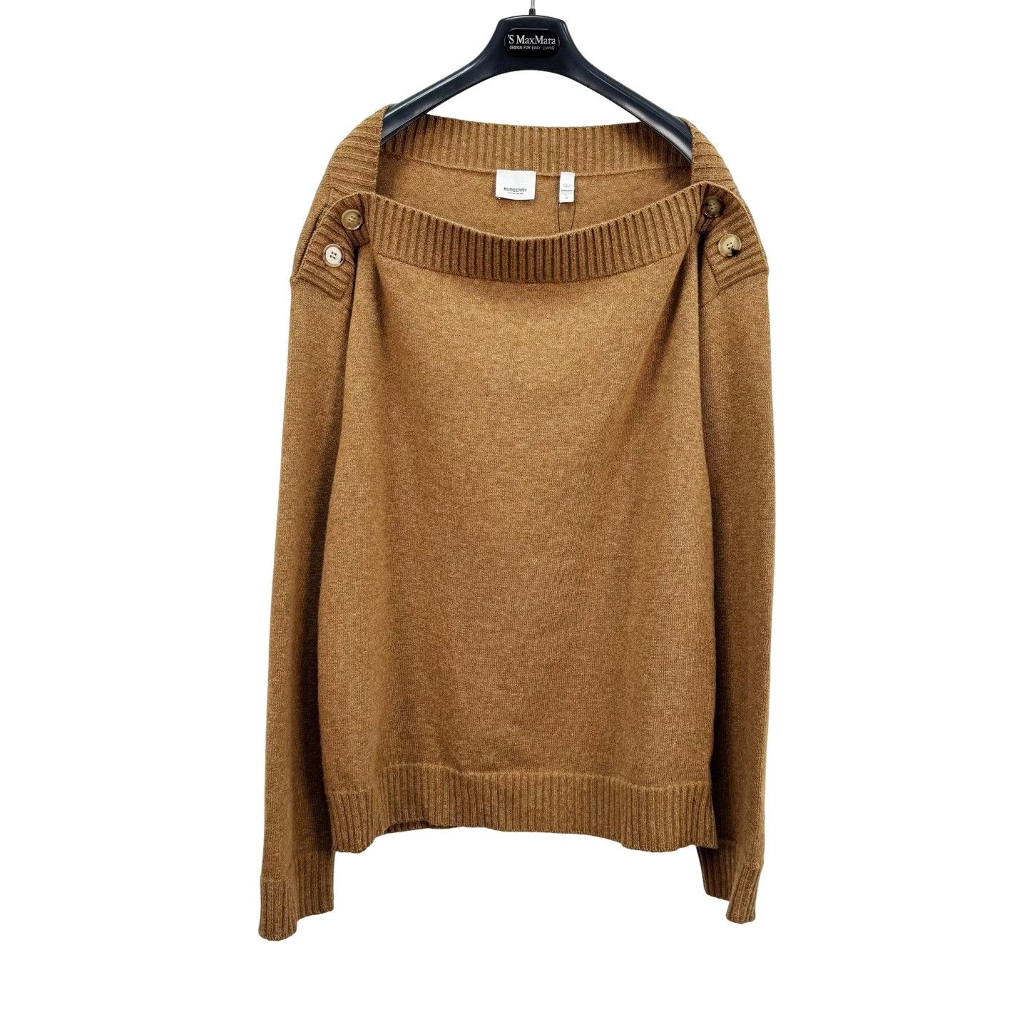 Burberry Burberry Button Shoulder Wool Sweater L Size US L / EU 52-54 / 3 - 1 Thumbnail