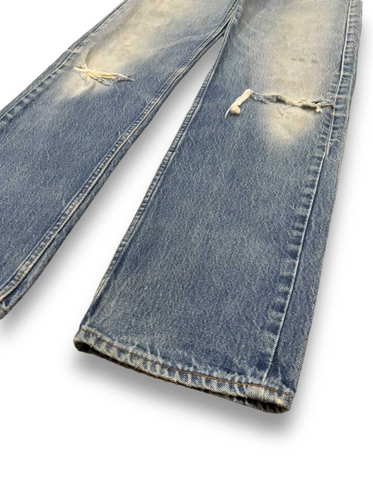 Levi's Vintage 90 Levis 501 Straight Leg Distressed Grunge Jeans Size US 31 - 12 Thumbnail