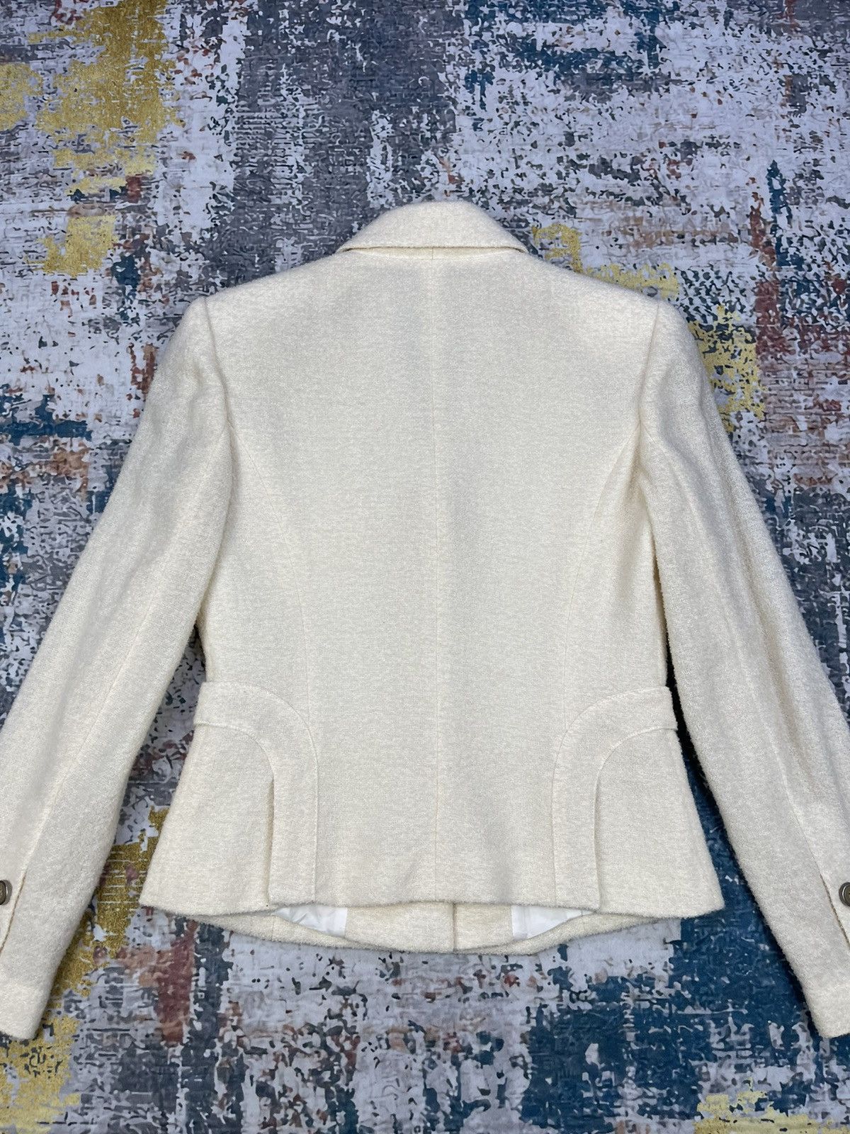 Karl Lagerfeld Karl Lagerfeld Single Breasted Notch Lapel Wool Size S / US 4 / IT 40 - 8 Thumbnail