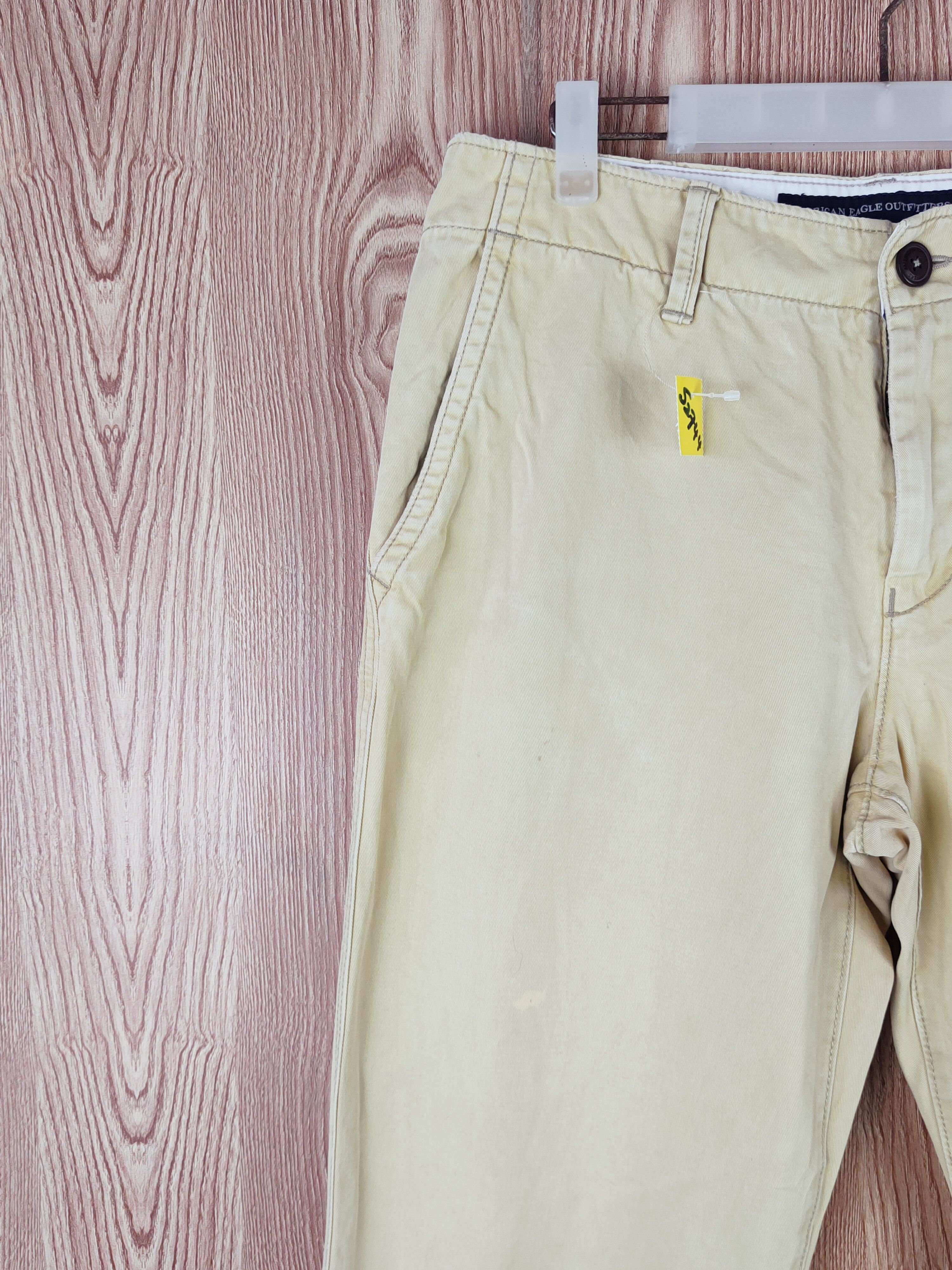 American Eagle Outfitters × Japanese Brand × Vintage American Eagle Outfitters Yellow Casual Pants #S2744 Size US 32 / EU 48 - 3 Thumbnail