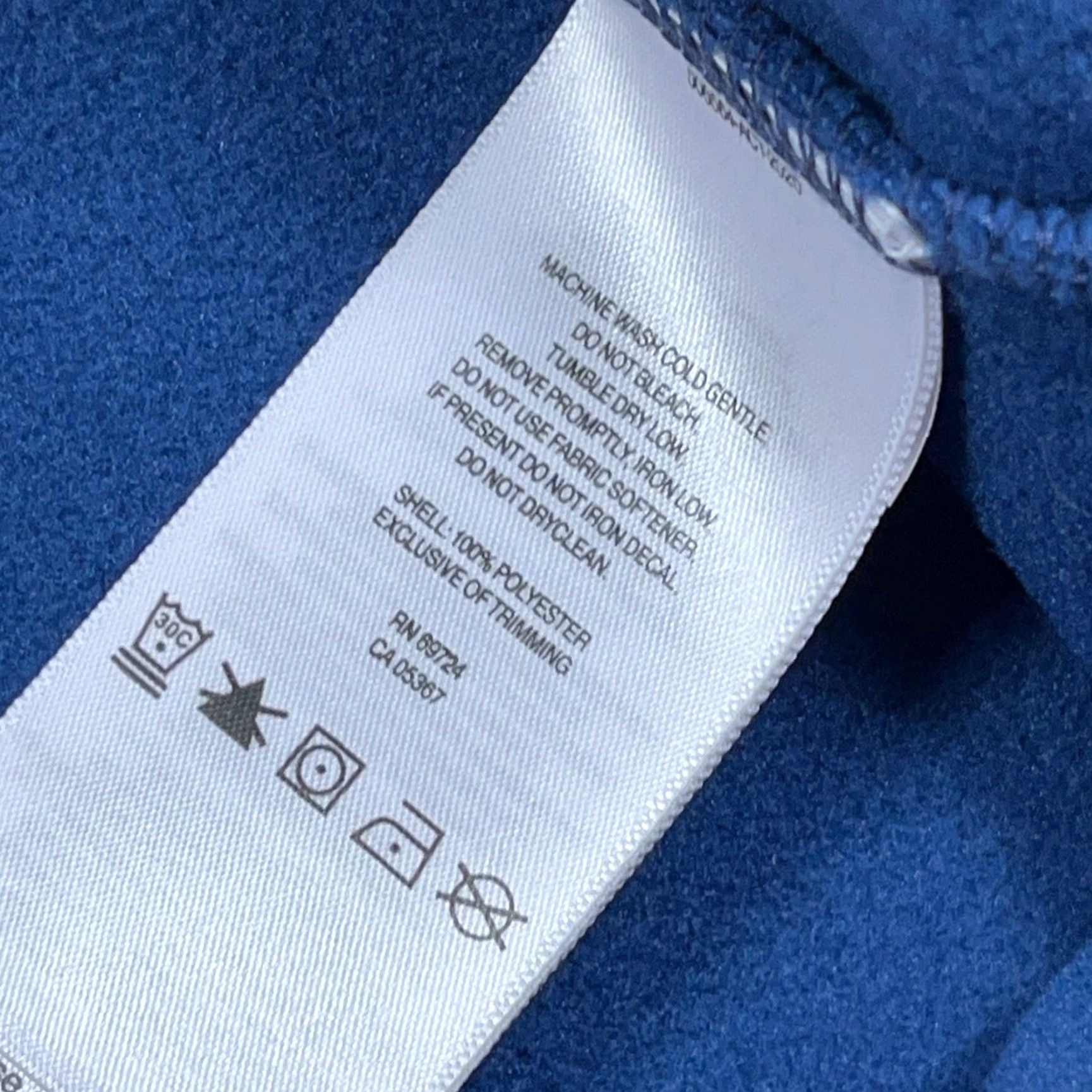 Vintage Columbia Sweater Men 2XL Fleece Pullover Blue Solid Logo Harborside Embroidered Casual Modern Outdoor Golf Vintage: No Size US XXL / EU 58 / 5 - 2 Thumbnail