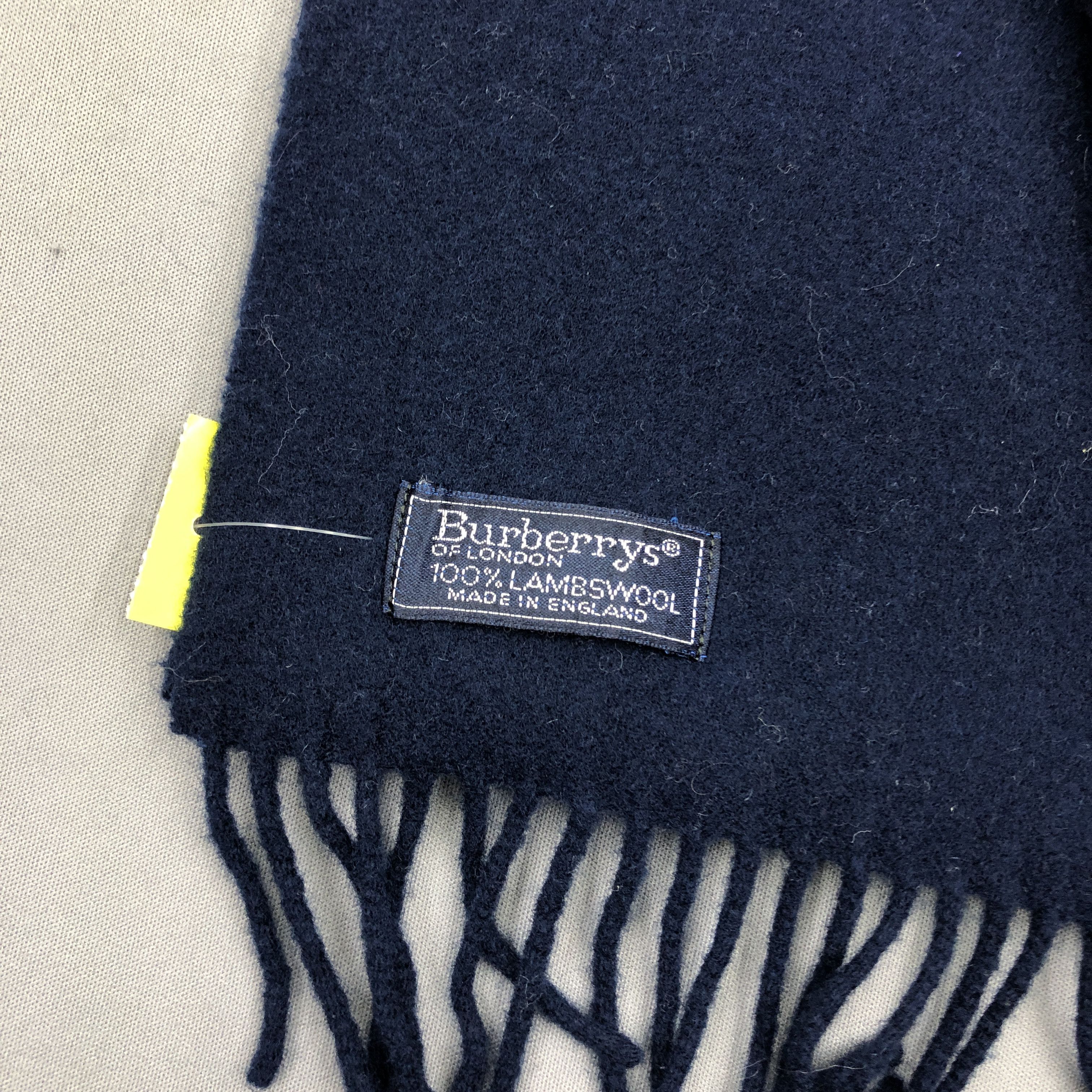 Burberry Vintage Burberry Scarf Muffler Wool Cashmere Scarves Size ONE SIZE - 4 Thumbnail