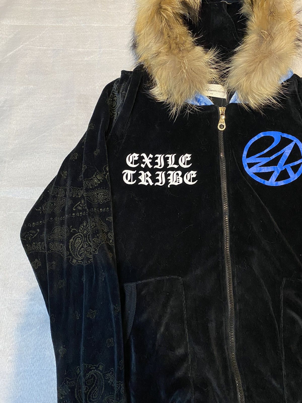 If Six Was Nine × Japanese Brand × Le Grande Bleu (L.G.B.) velvet fur hoodie 24karats japan Size US S / EU 44-46 / 1 - 4 Thumbnail