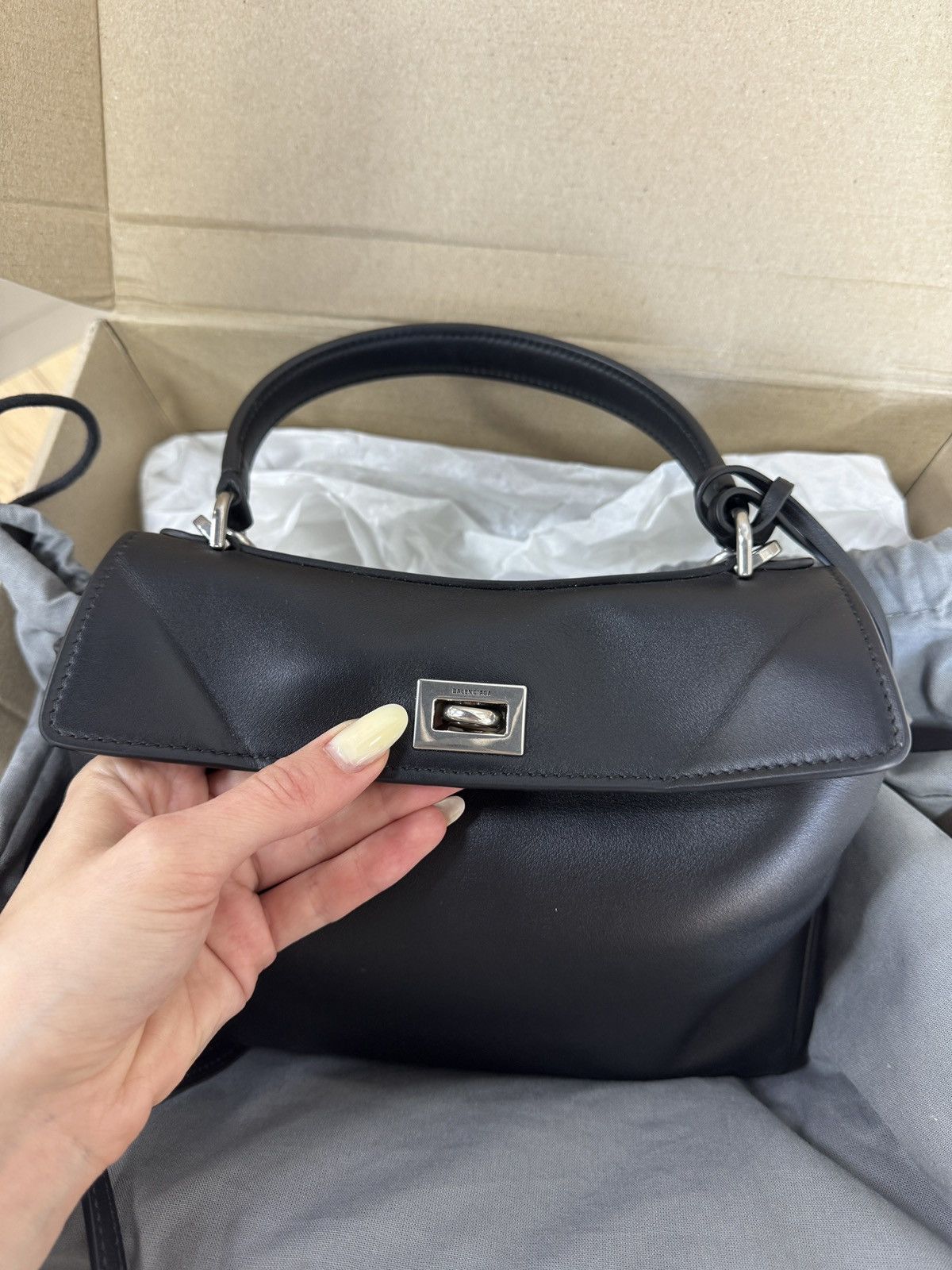 Balenciaga Balenciaga Rodeo Mini Leather Tote Bag Size ONE SIZE - 3 Thumbnail