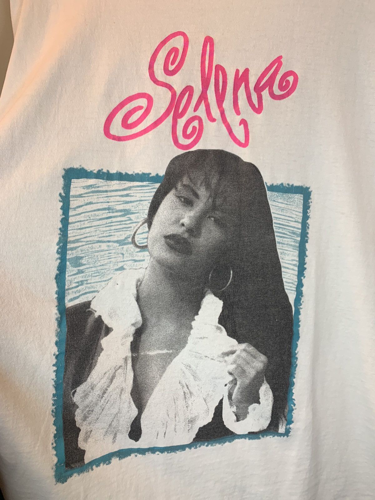 Band Tees × Rap Tees × Vintage *RARE* Vintage 90’s Selena Quintanilla Rap Band Latin Shirt Size US XL / EU 56 / 4 - 2 Thumbnail