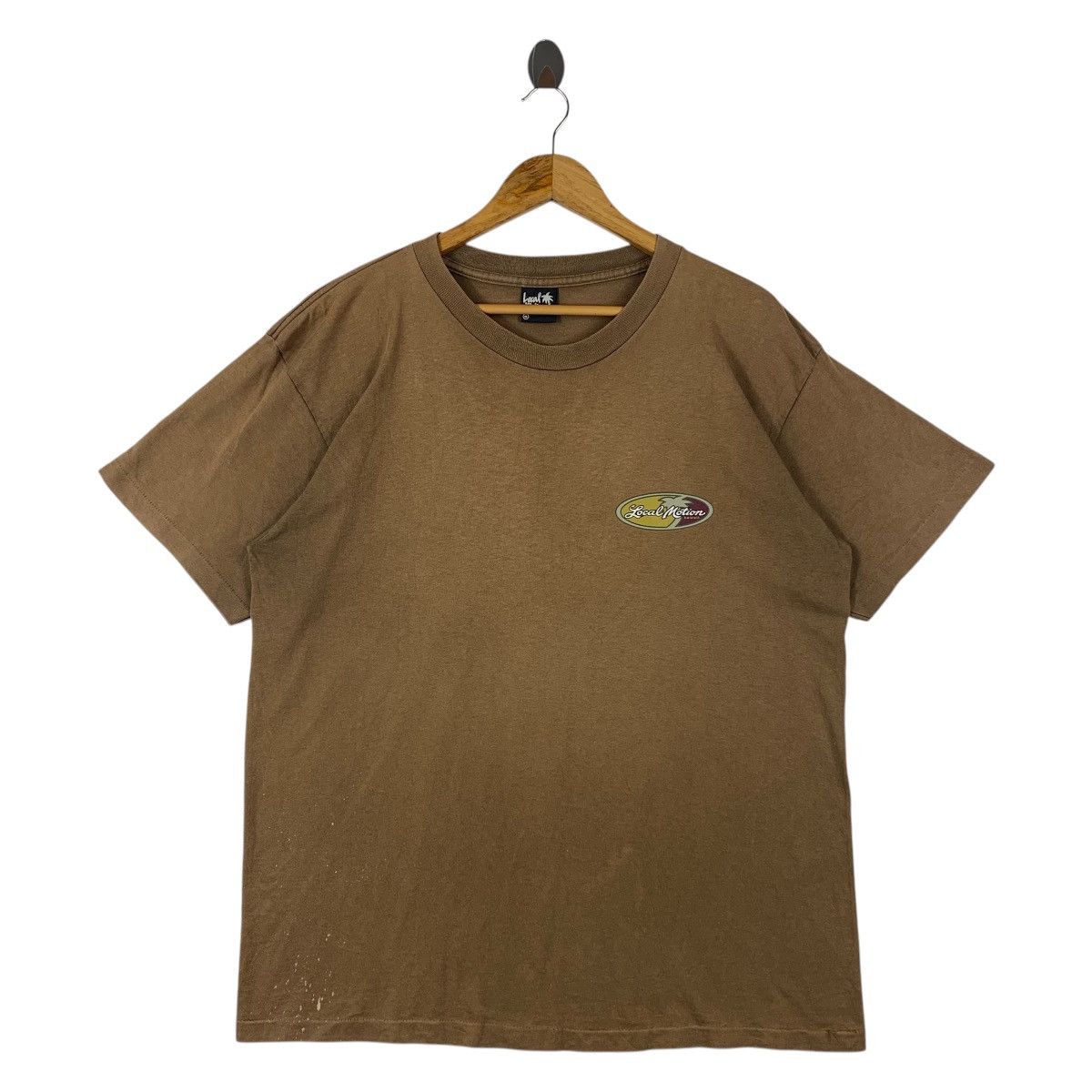 Vintage Vintage 90s LOCAL MOTION sun faded big logo Surfing tee Size US XL / EU 56 / 4 - 2 Thumbnail