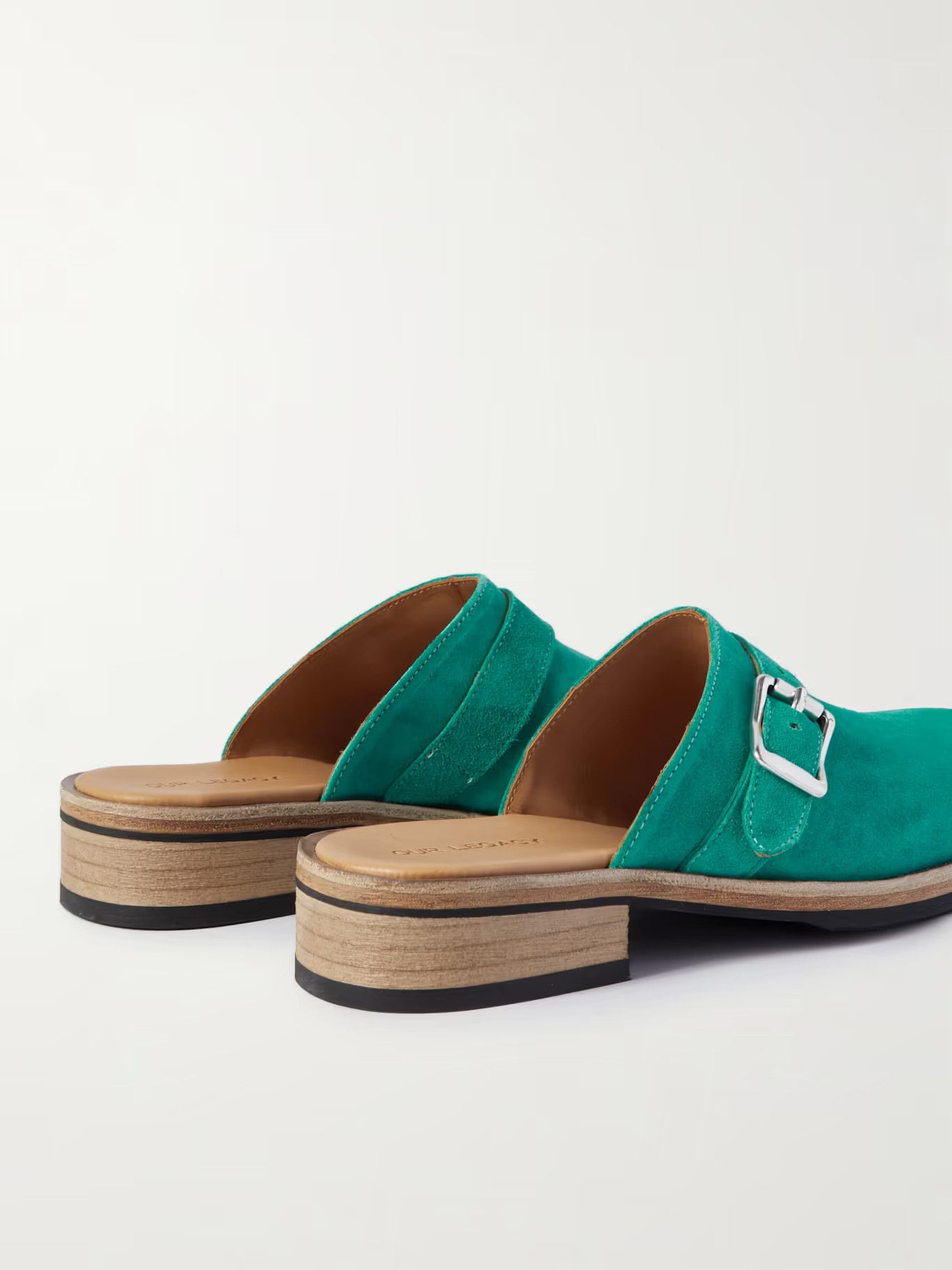 Our Legacy Our Legacy Emerald Suede Camion Mule Size US 11 / EU 44 - 2 Thumbnail