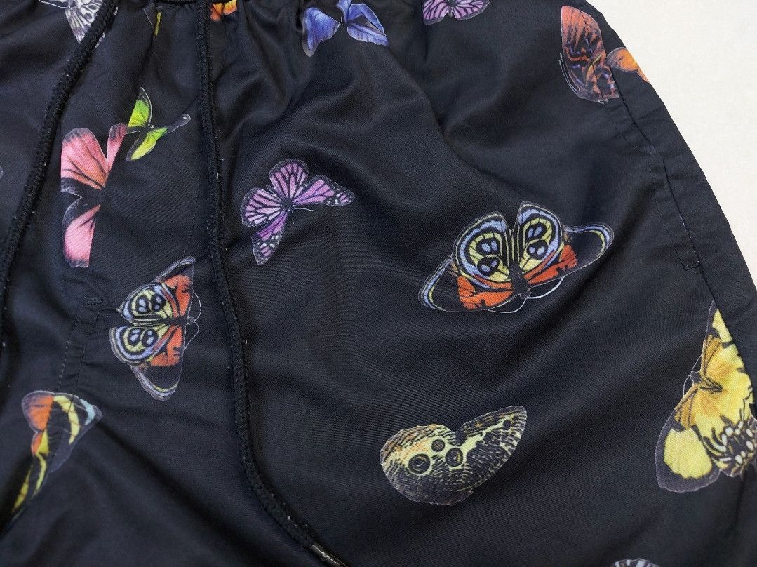 GOAT Crew Goat Crew Butterfly Multicolor Black Nylon Shorts Size L Size US 32 / EU 48 - 4 Thumbnail