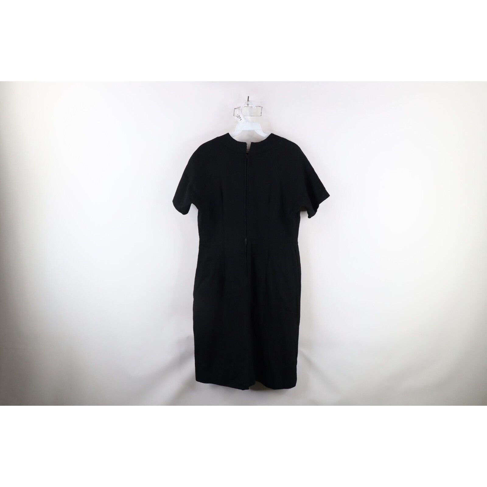 Vintage Vintage 50s 60s Rockabilly Wool Knit Dress Size XXL / US 16-18 / IT 52-54 - 9 Thumbnail