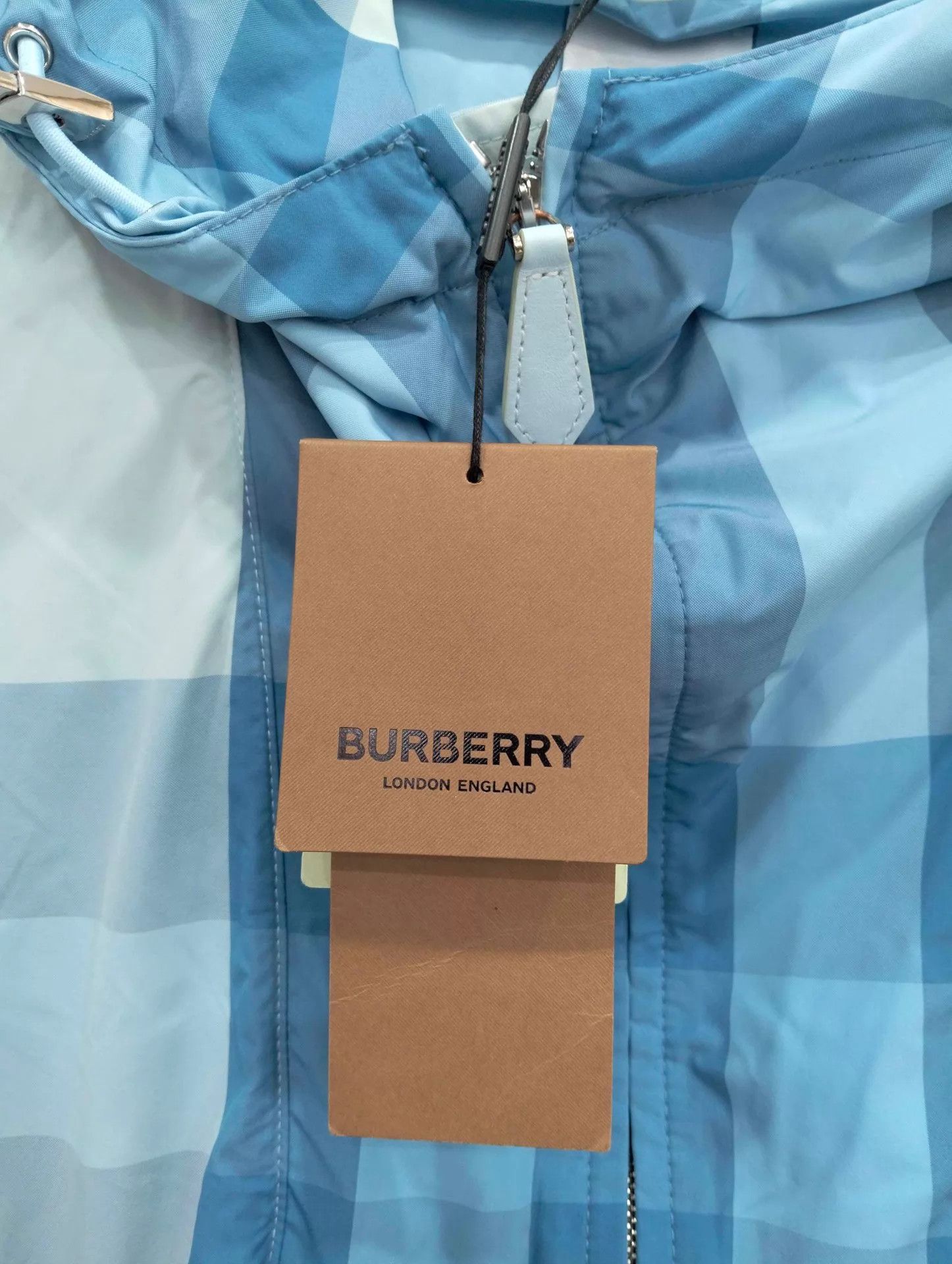Burberry Burberry Check Zip Hooded Longsleeve Jacket Size S Size S / US 4 / IT 40 - 6 Thumbnail