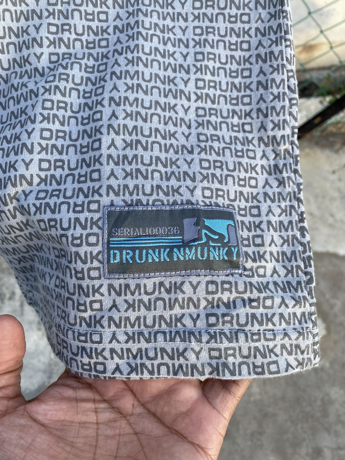DrunknMunky Vintage DrunknMunky spellout monogram streewear tshirts Size US M / EU 48-50 / 2 - 6 Thumbnail