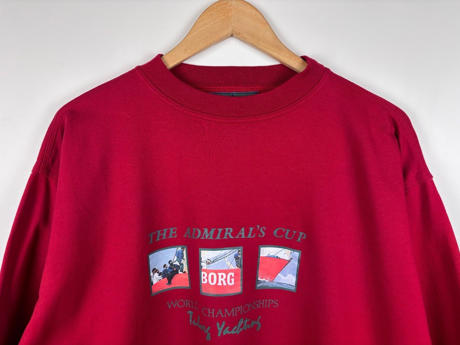 Other Vintage 90s Tuborg Yachting Admirals Cup Sweatshirt XL Size US XL / EU 56 / 4 - 2 Thumbnail