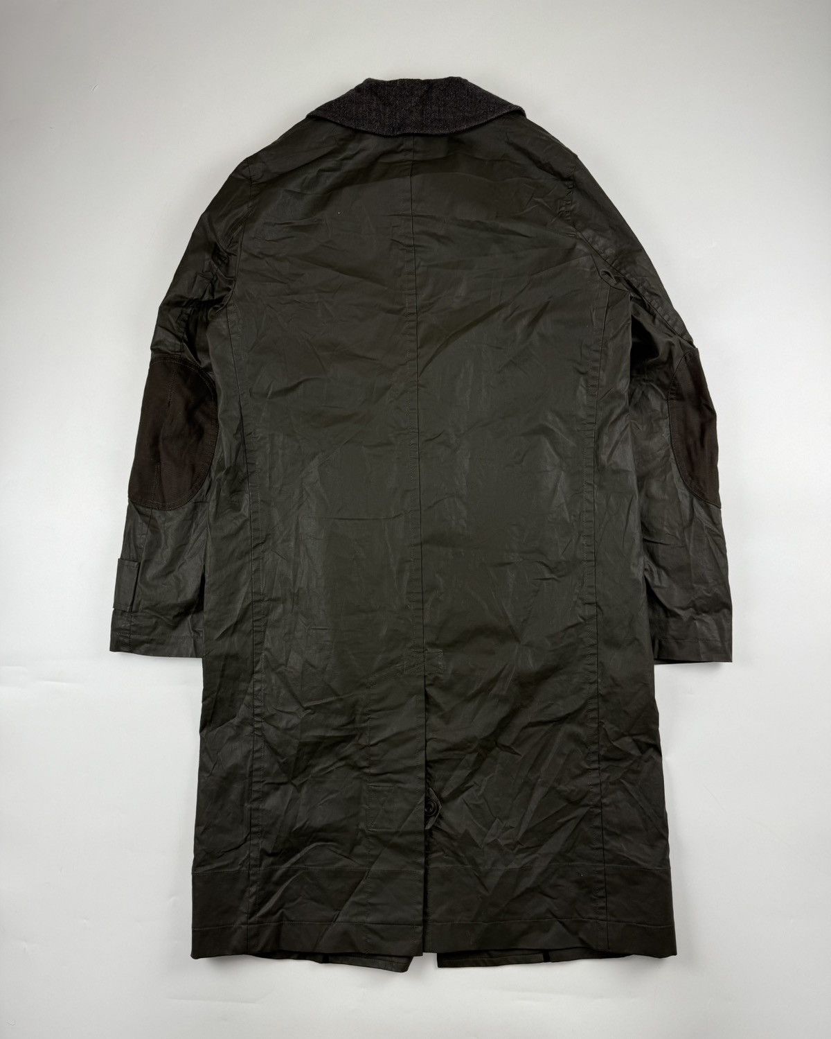 Junya Watanabe Junya Watanabe Hervier F/W’16 Elbow Patch Wax Coated Coat Size US S / EU 44-46 / 1 - 3 Thumbnail
