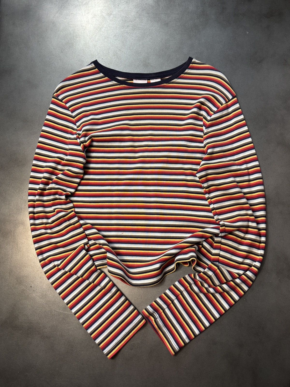 Other × Vintage Y2K Vintage Xhilaration Longsleeve Shirt Stripe Stretch 2000 Size M / US 6-8 / IT 42-44 - 12 Thumbnail