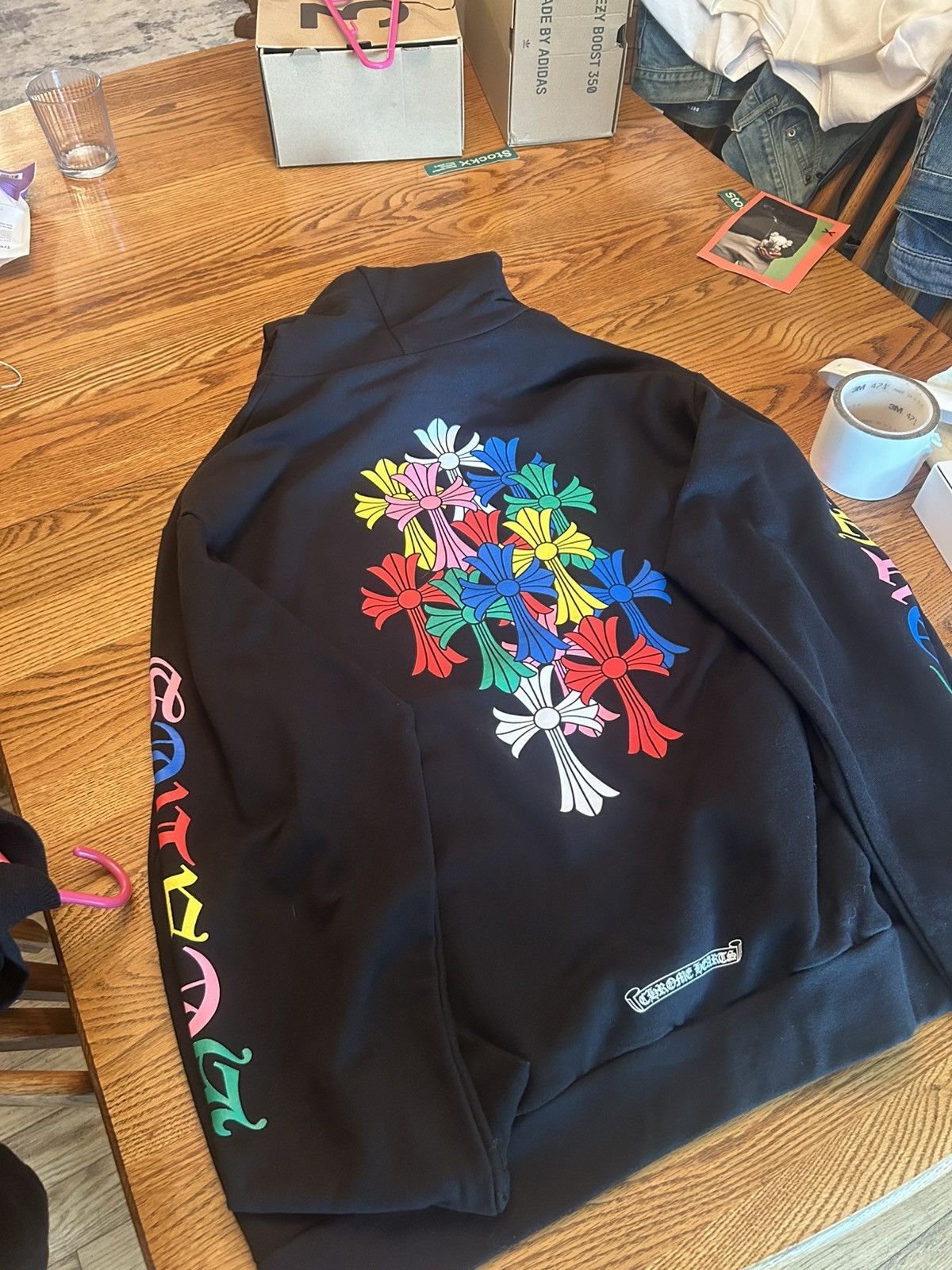 Chrome Hearts CH Multicolor Cemetery Cross Pullover Size US XL / EU 56 / 4 - 2 Thumbnail