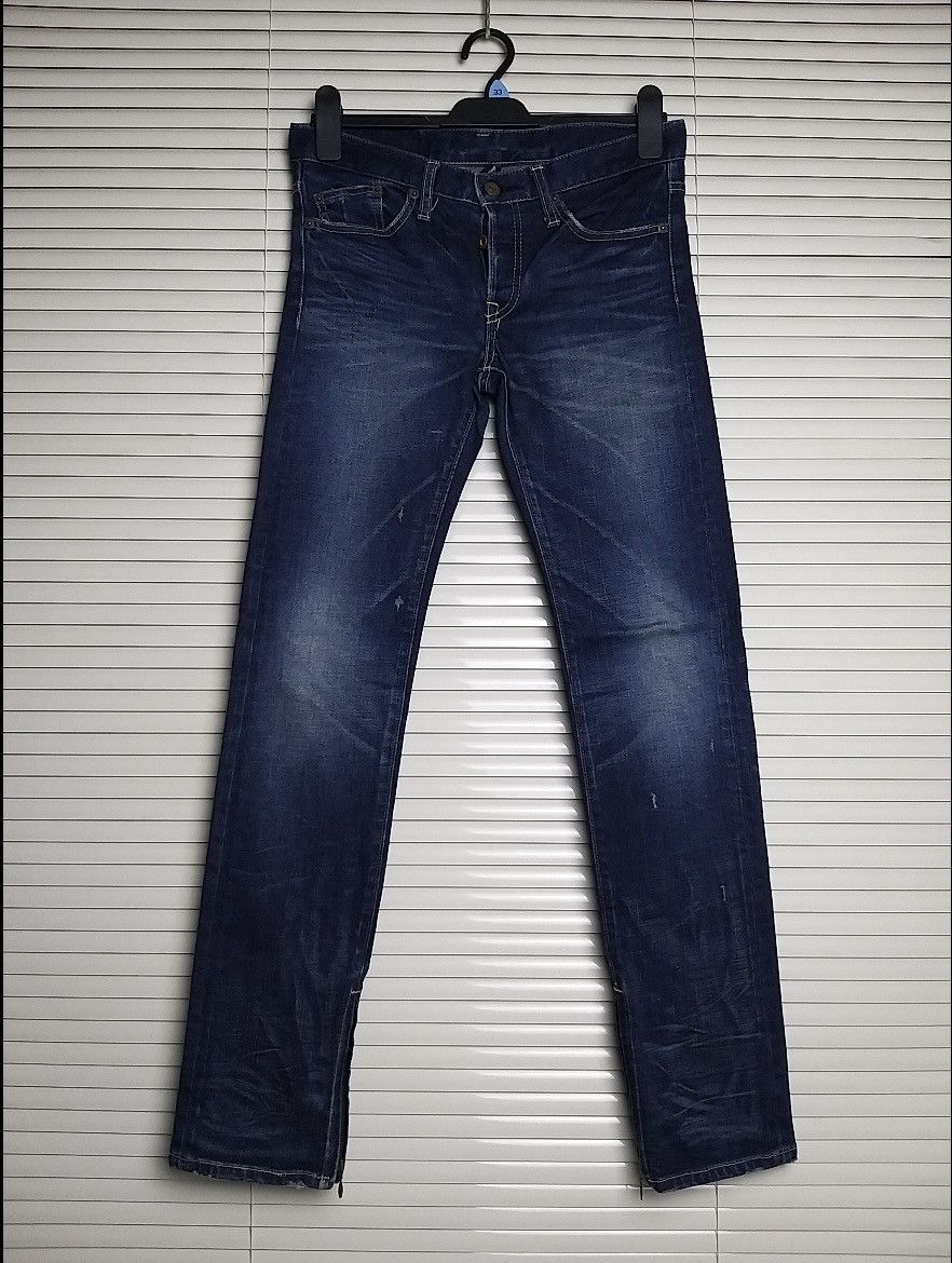 Japanese Brand JAPANESE ARCHIVAL "GLAMB"BY LAUGH VALLEY DENIM PANT Size US 30 / EU 46 - 1 Thumbnail