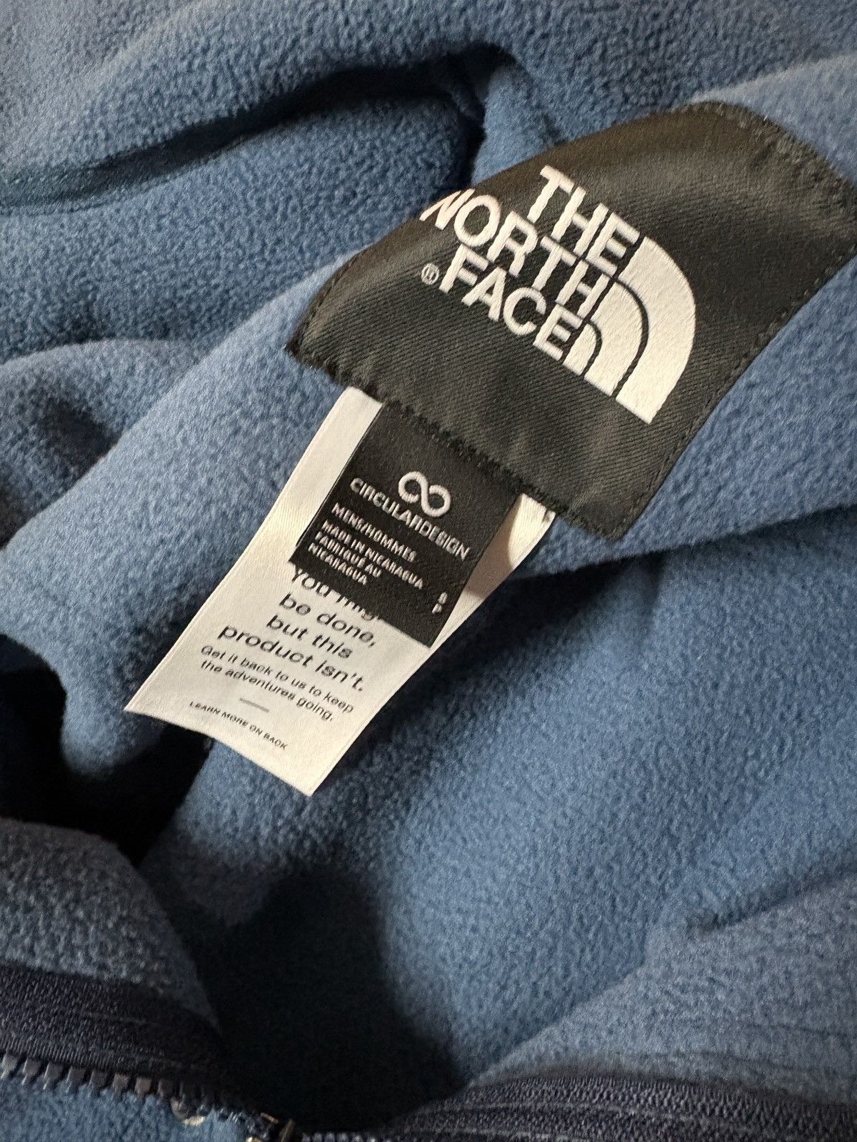 The North Face The North Face Tundra Fleece Jacket Button Blue Size Small Size US S / EU 44-46 / 1 - 7 Thumbnail
