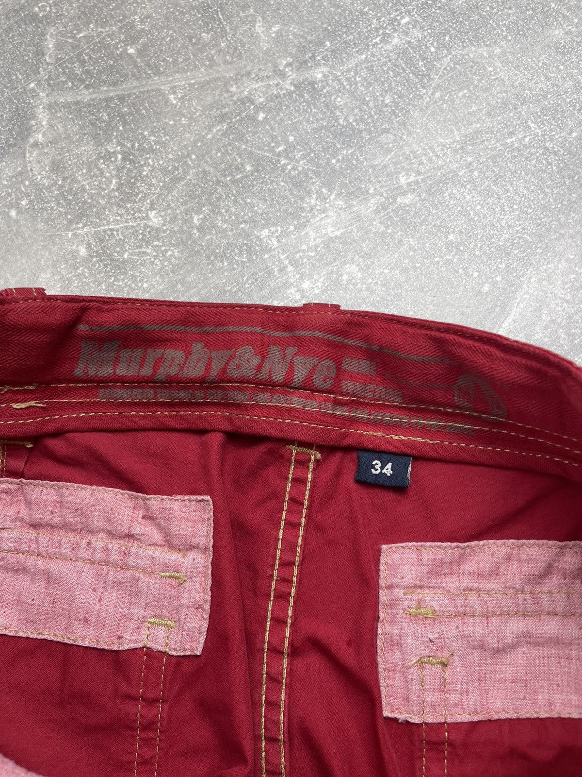 Other Red Y2K Utility Trousers Zip Hem Pockets Vintage Cargo Pants Size US 34 / EU 50 - 11 Thumbnail