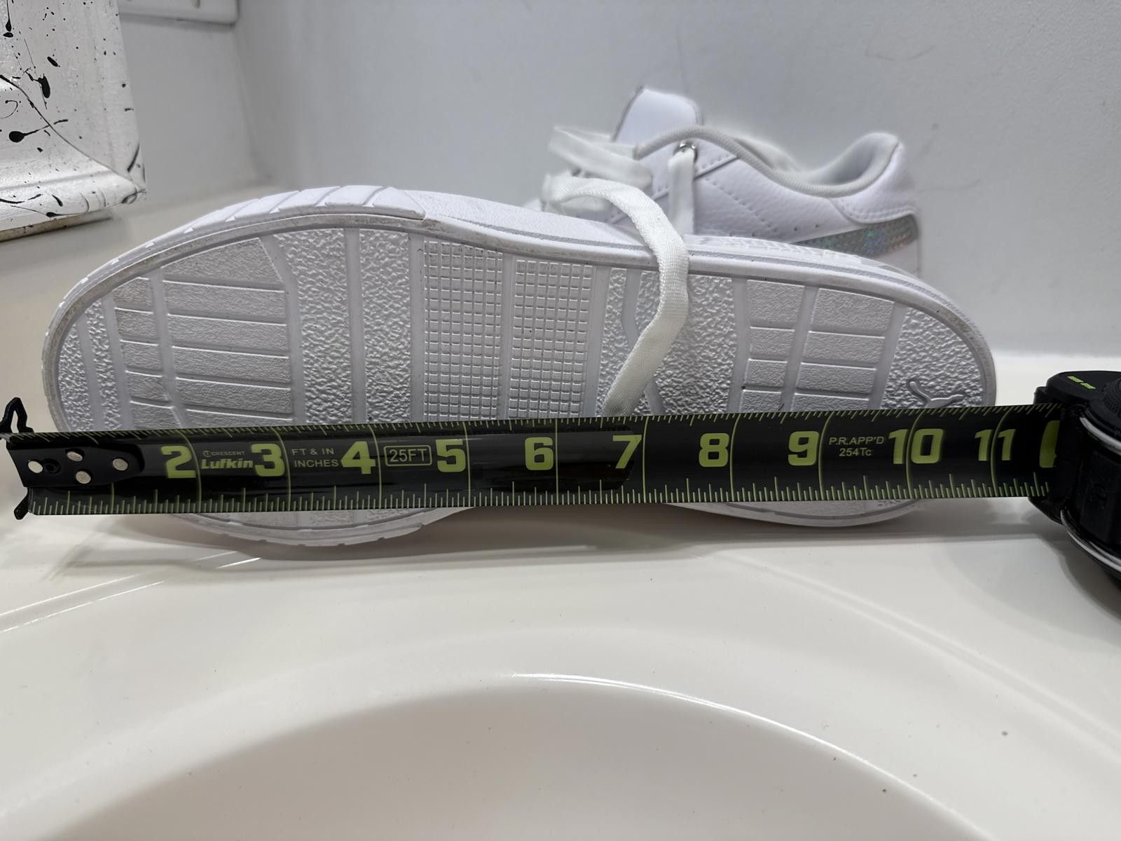 Puma Puma Women's White Sneakers with Holographic Detail Size US 7.5 / IT 37.5 - 6 Thumbnail