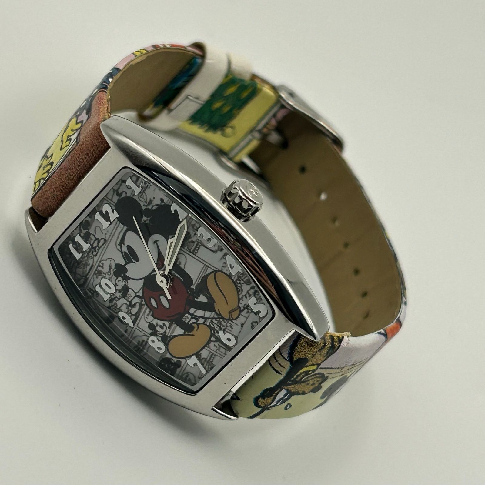 Disney Disney Mickey Mouse "Through the Years Silver St Steel Watch Size ONE SIZE - 4 Thumbnail