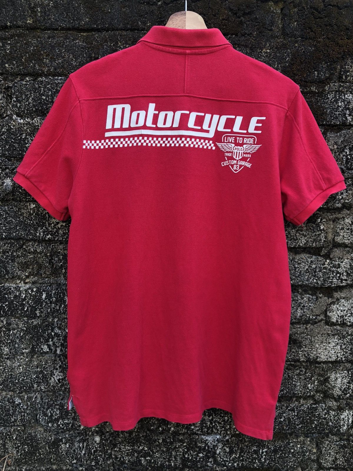 Polo Ralph Lauren × Ralph Lauren Polo Ralph Lauren Motorcycle "Live To Ride" Polos Size US S / EU 44-46 / 1 - 2 Thumbnail