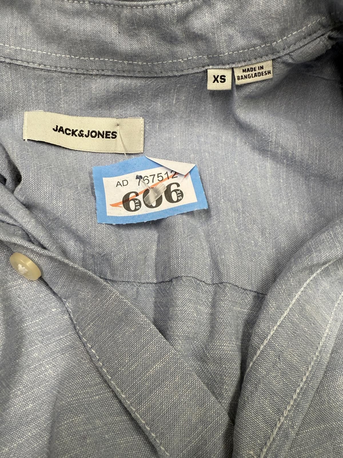 Jack & Jones Jack & Jones Light Blue Short Sleeve Shirt XS Size US XS / EU 42 / 0 - 2 Thumbnail
