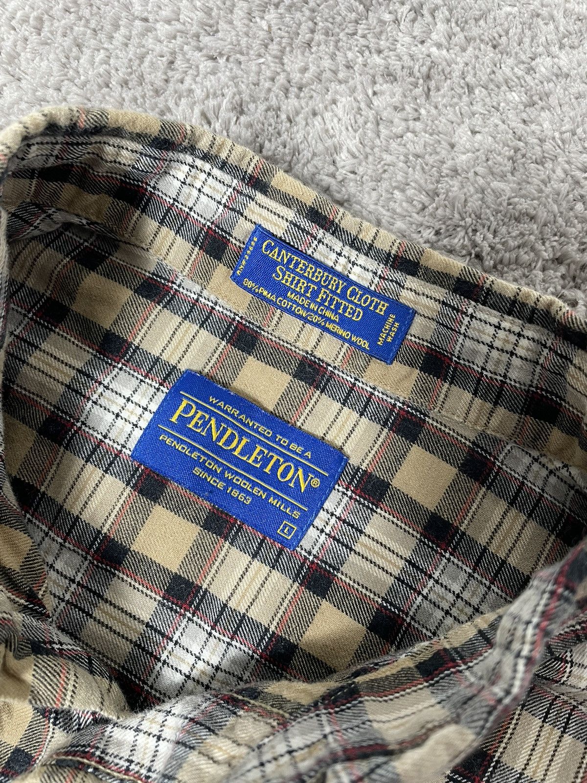Pendleton × Vintage Pendelton Button Shirt Size US L / EU 52-54 / 3 - 4 Thumbnail
