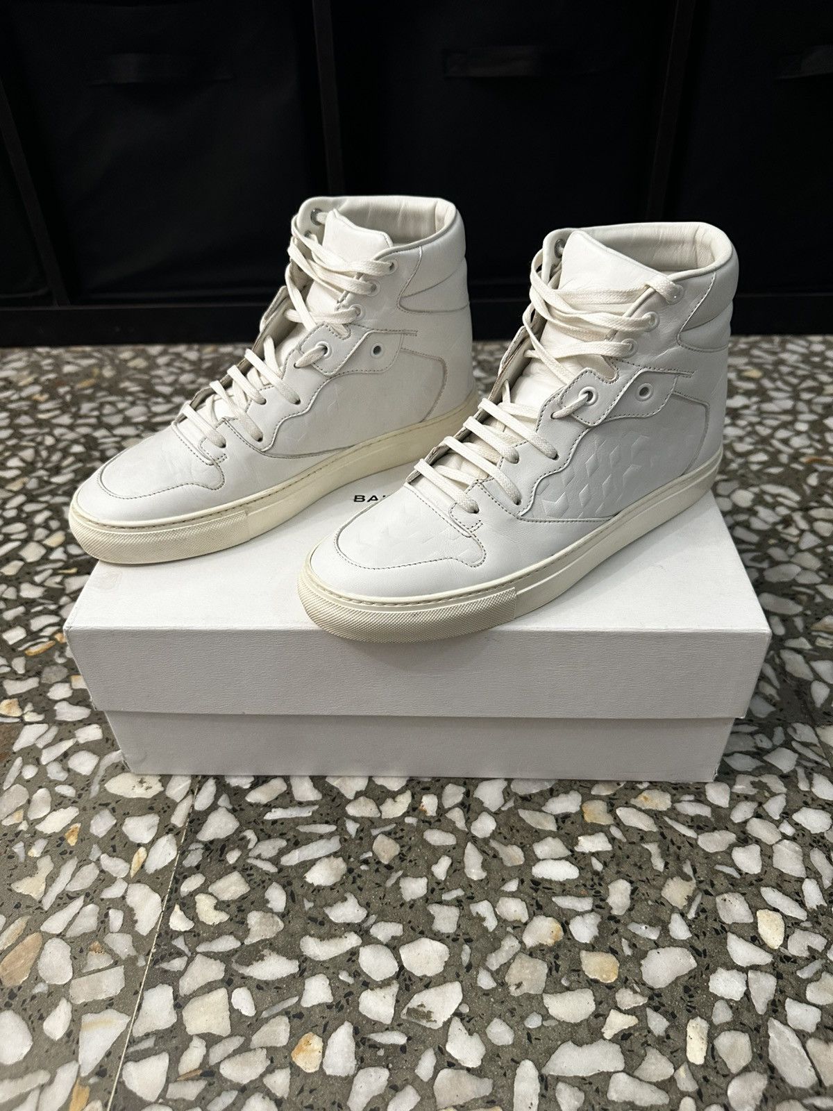 Balenciaga Leather High Top Sneaker