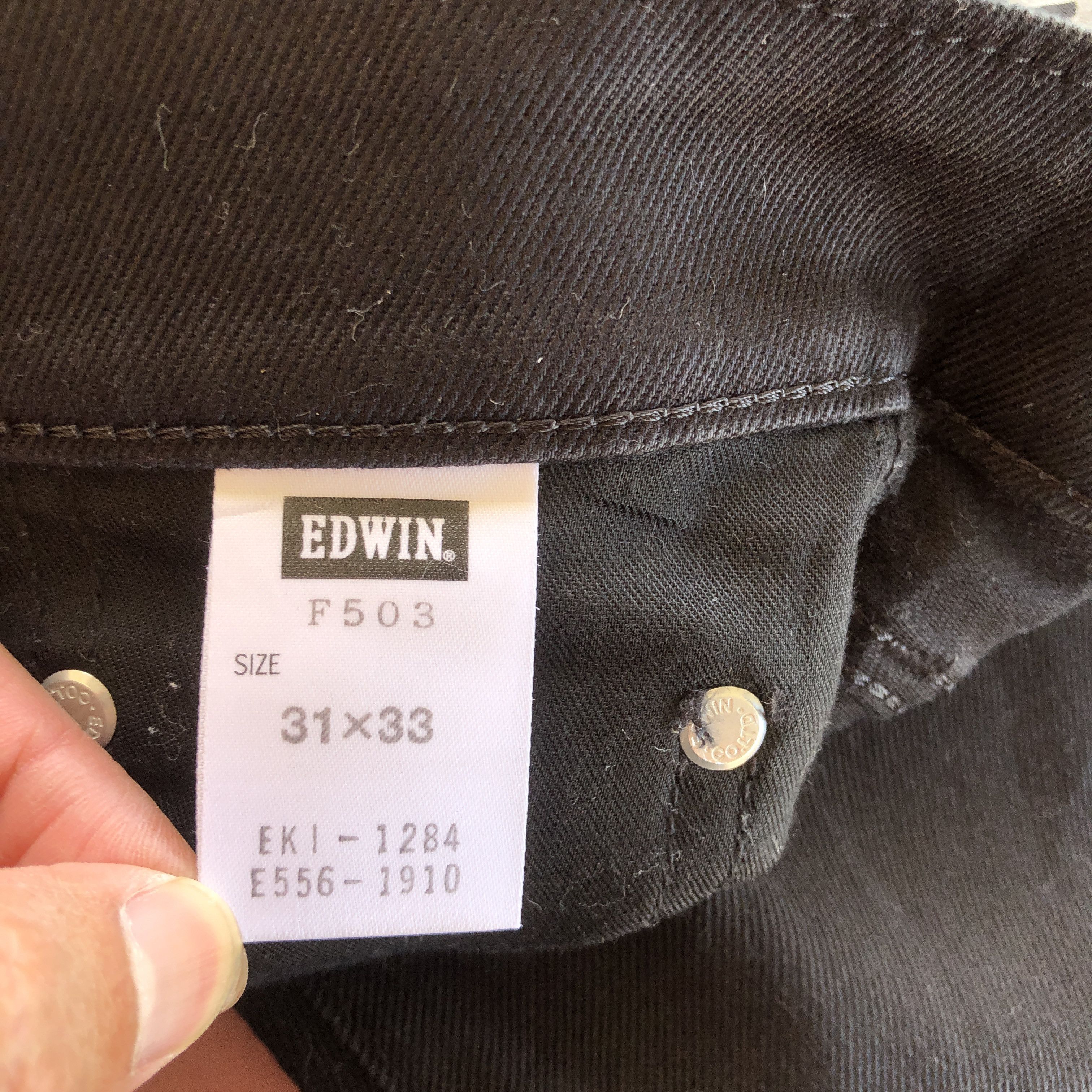 Japanese Brand Vintage Faded Black Japanese Jeans Faded Black Denim Pants Size US 30 / EU 46 - 6 Thumbnail