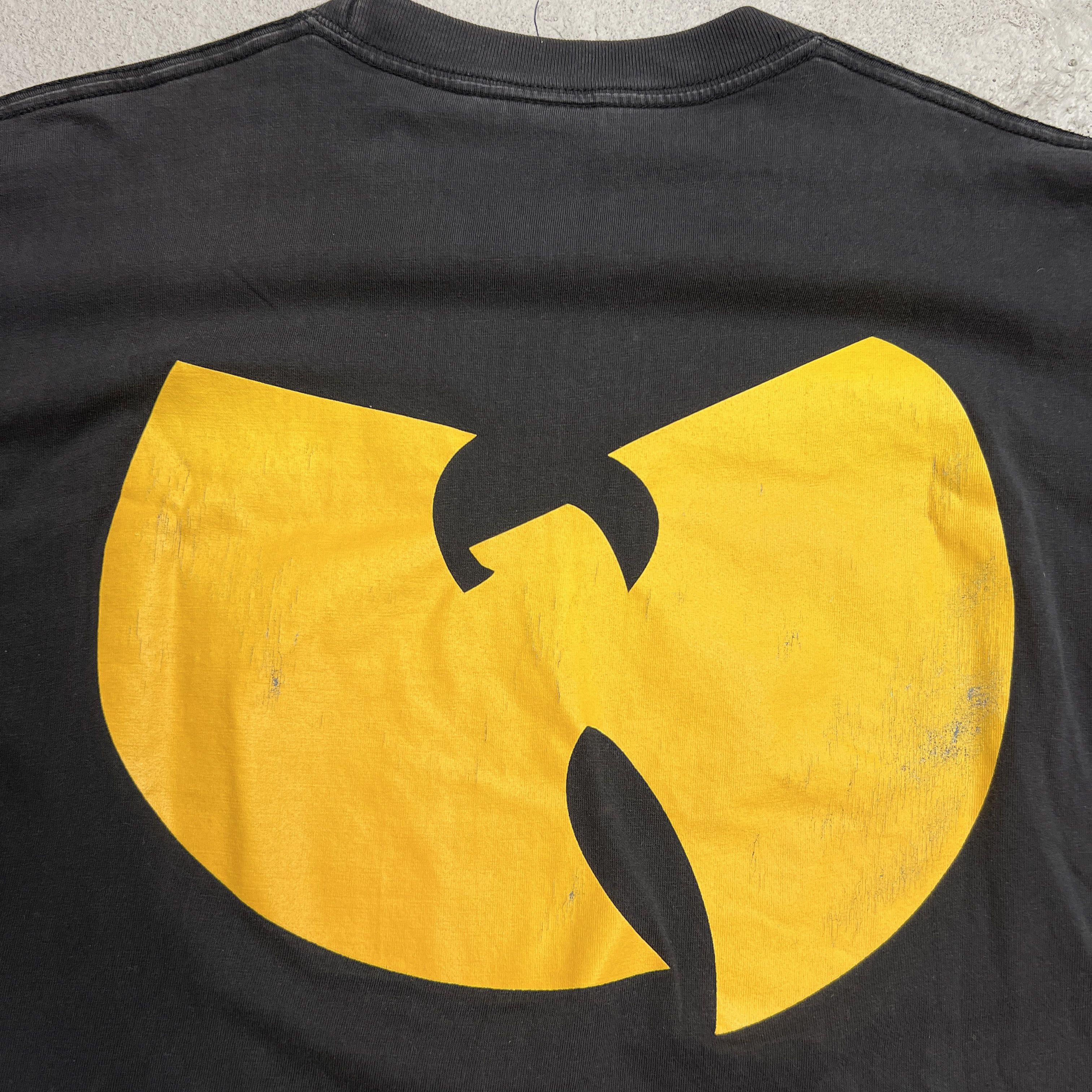 Vintage × Wu-Tang Clan 1990s Wu Tang Hip Hop Promo Rap Style Black Tee Size US L / EU 52-54 / 3 - 5 Thumbnail