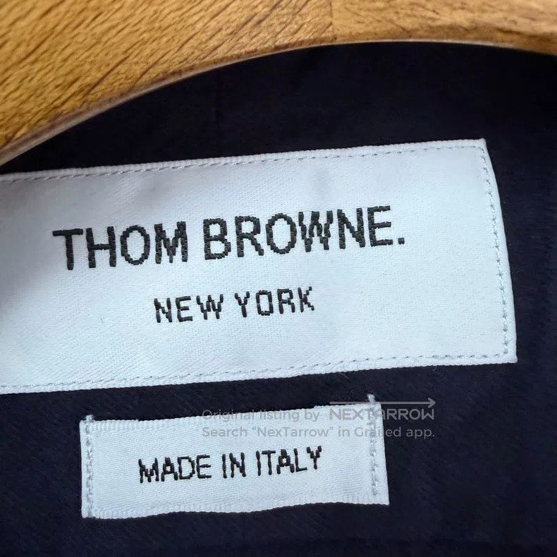 Thom Browne Thom Browne Black Striped Shirt Size US M / EU 48-50 / 2 - 3 Thumbnail