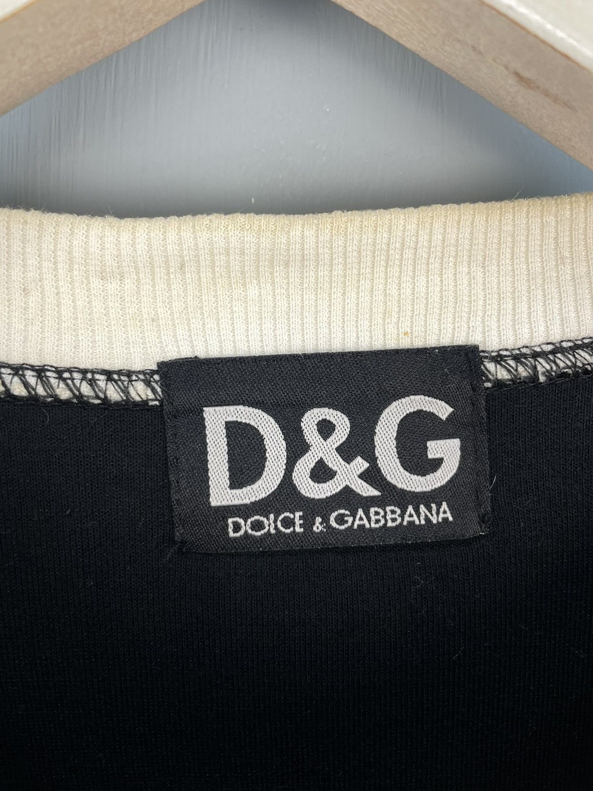 Dolce & Gabbana Vintage 90s Dolce & Gabbana D&G half zip sweatshirt Size US XL / EU 56 / 4 - 5 Thumbnail