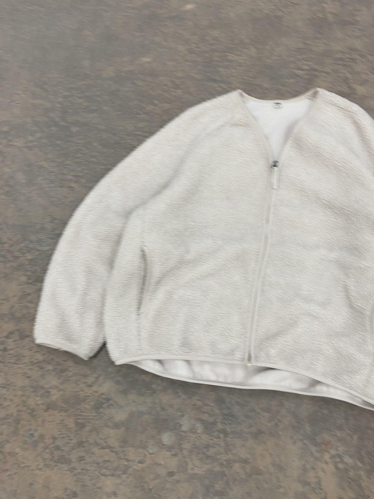 Japanese Brand VINTAGE PILE LINED FLEECE ZIPPER CARDIGAN UNIQLO SHERPA Size XL / US 12-14 / IT 48-50 - 5 Thumbnail