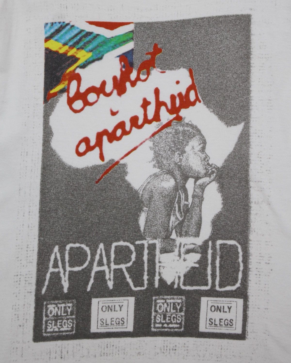 GOA 2000S GOA JAPAN BOYCOTT APARTHEID GRAPHIC TEE Size US M / EU 48-50 / 2 - 6 Thumbnail