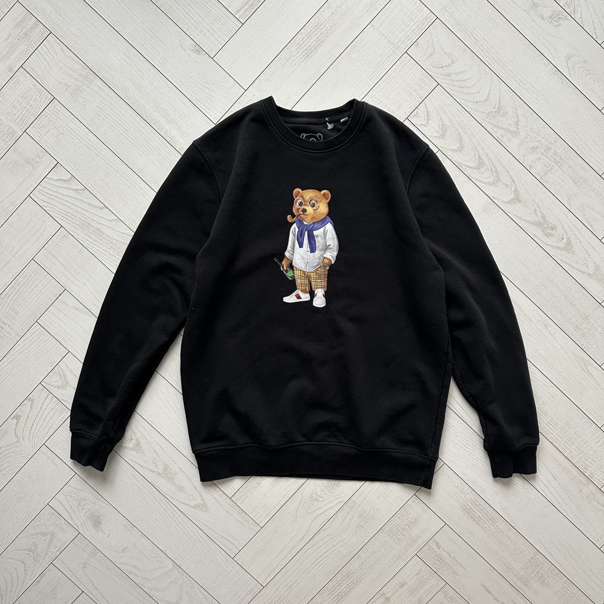 Other Baron Filou Old Money Bear black sweatshirt y2k rare Austria Size US L / EU 52-54 / 3 - 1 Thumbnail