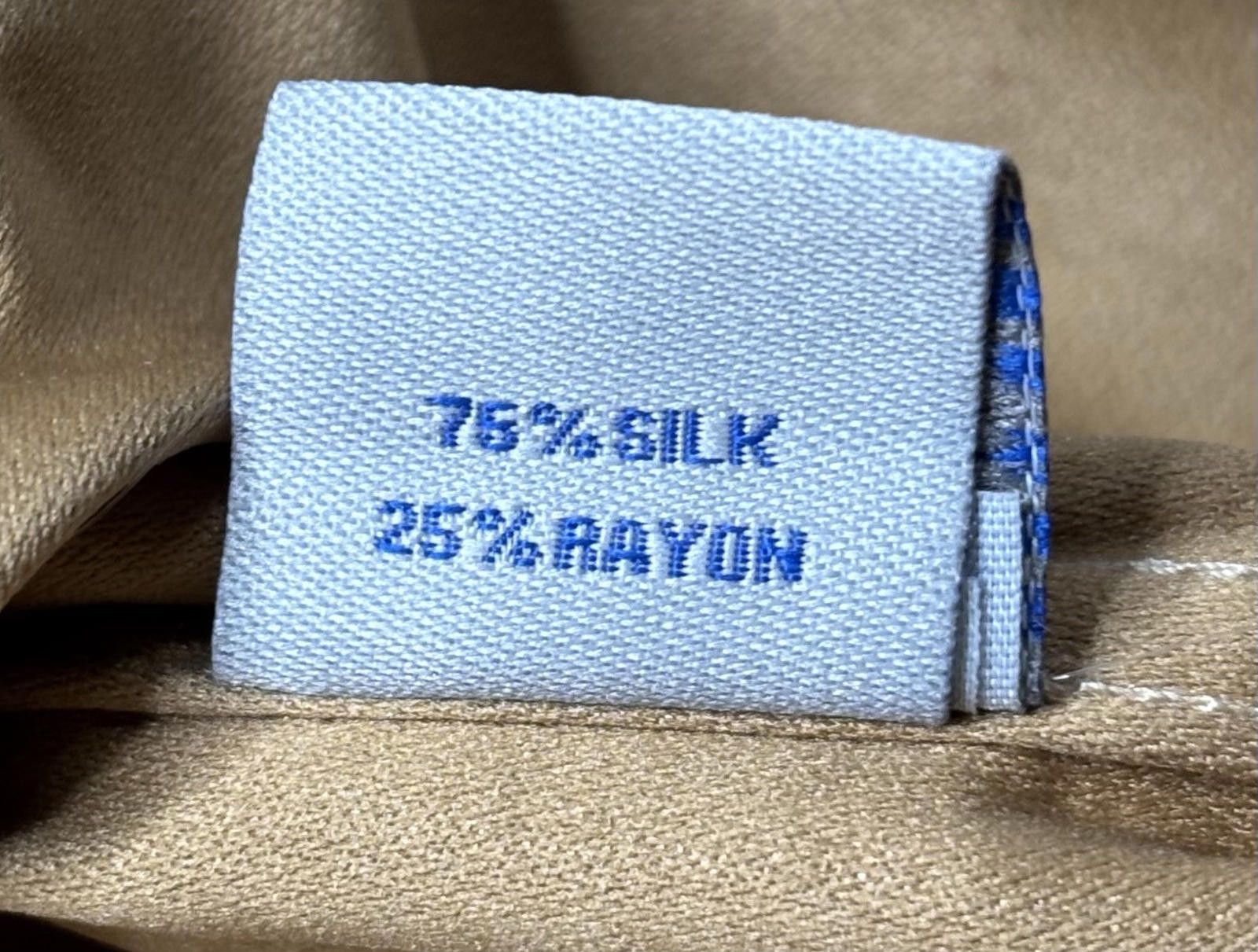 Oleg Cassini VTG Oleg Cassini Shirt Mens Large Suede Silk Tan Western NEW Size US L / EU 52-54 / 3 - 9 Thumbnail