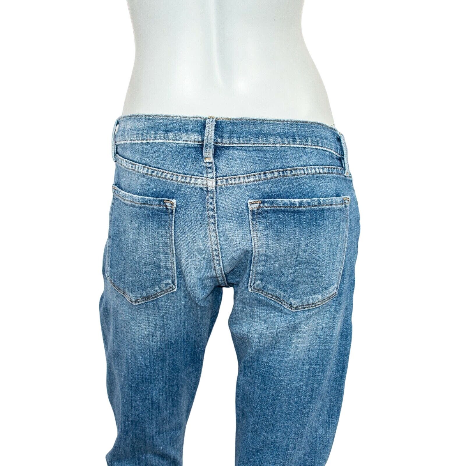 Frame FRAME Denim Women's Le Garcon Jeans Raw ankle Zip Melbourne Size 26" / US 2 / IT 38 - 9 Thumbnail